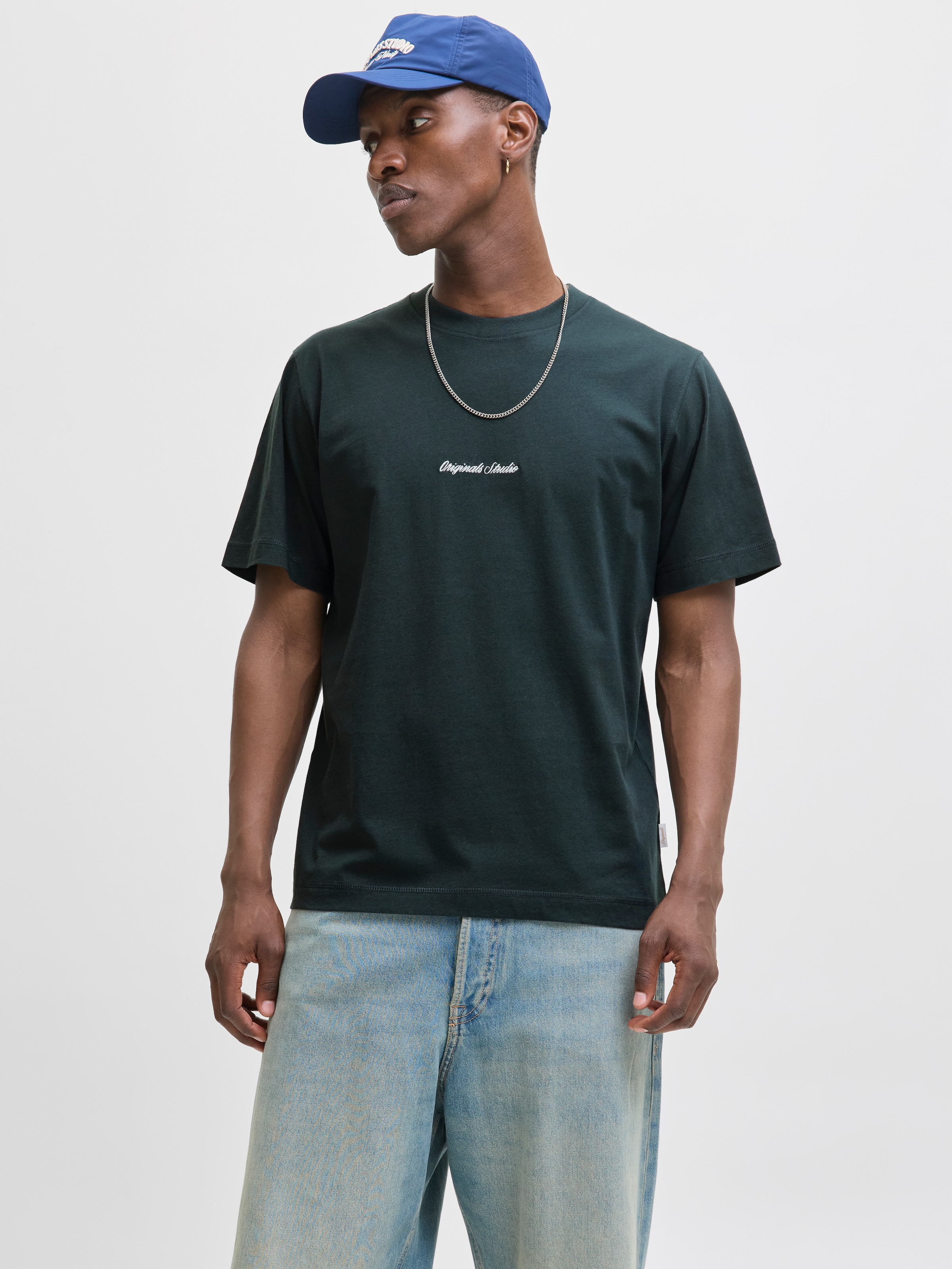 Jack & Jones T-shirt à manches courtes »JORNORREBRO EMB TEE SS CREW NECK NOOS« mit Logo Print