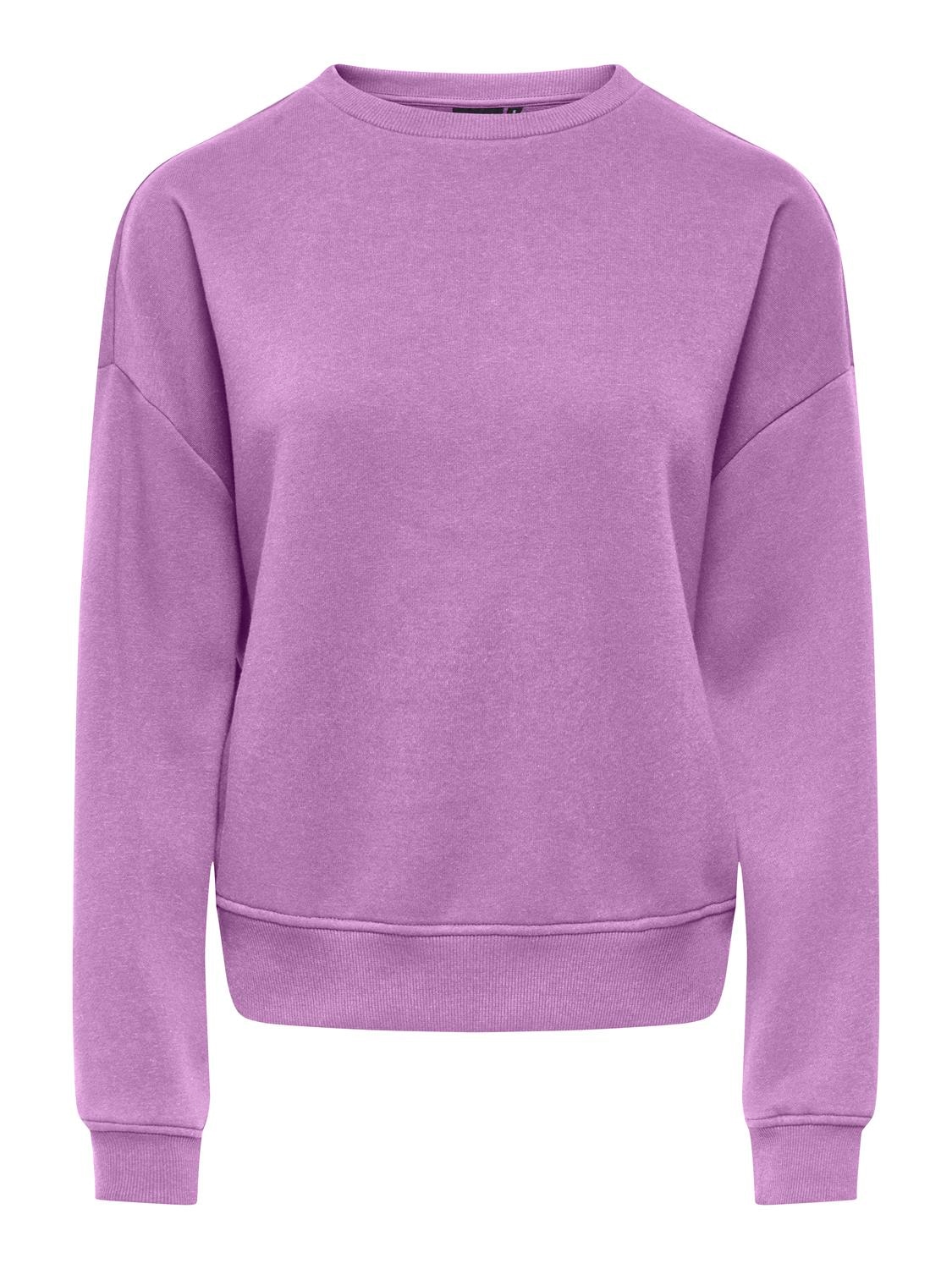 ONLY Sweatshirt »ONLSWEAT L/S CREW OVERSIZE SWT«, Baumwollmischung, loose fit, Rundhals
