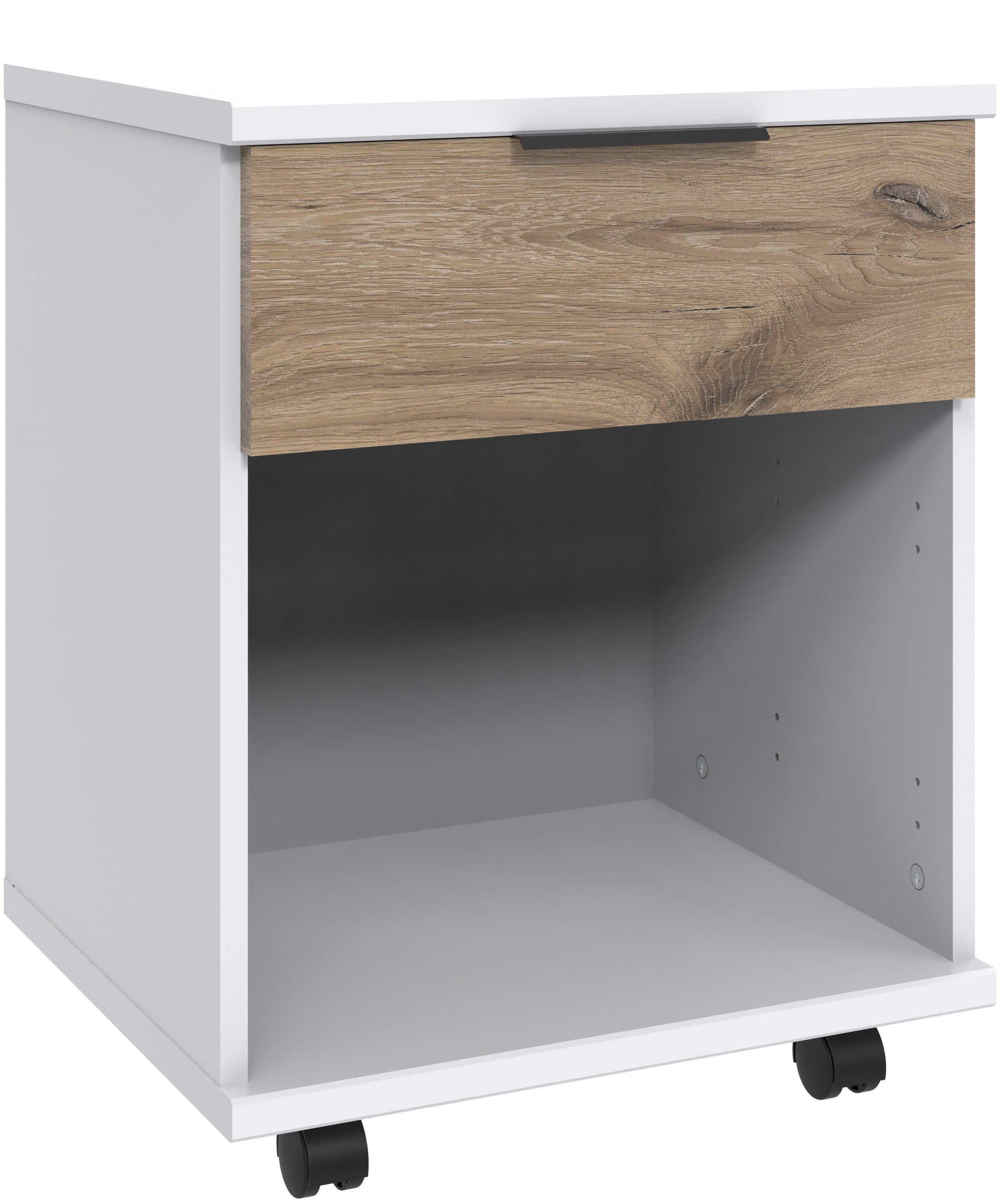 Image of Wimex Rollcontainer "Norderney, B/T/H 46/40/58cm in 2 Farben" 1 Schublade und 1 offenes Fach, auf Kunststoffrollen