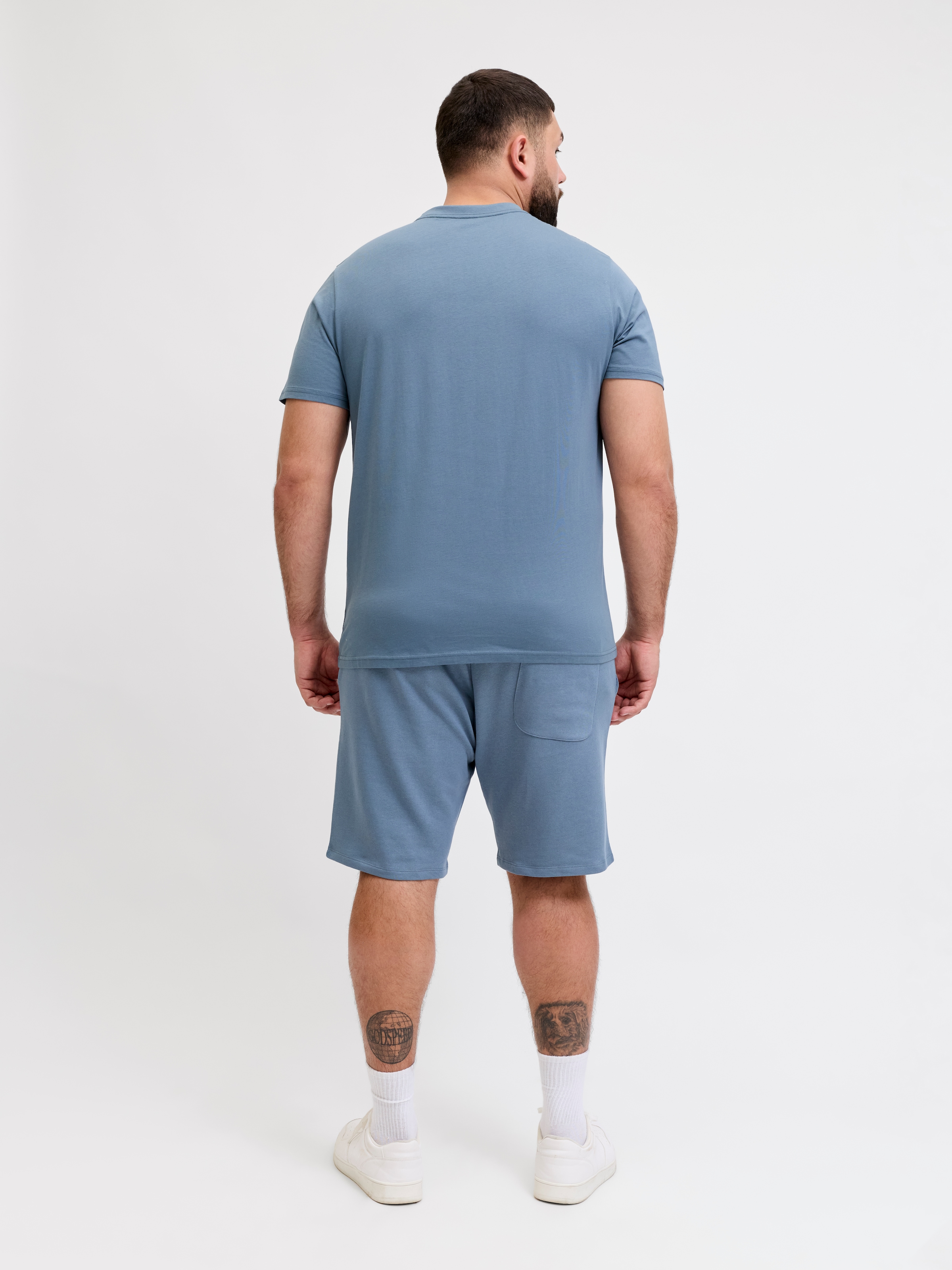 Jack & Jones PlusSize Sweatshorts »JPSTKANE SOHO SWEAT SHORTS MID SN PLS«  mélange coton, coupe décontractée