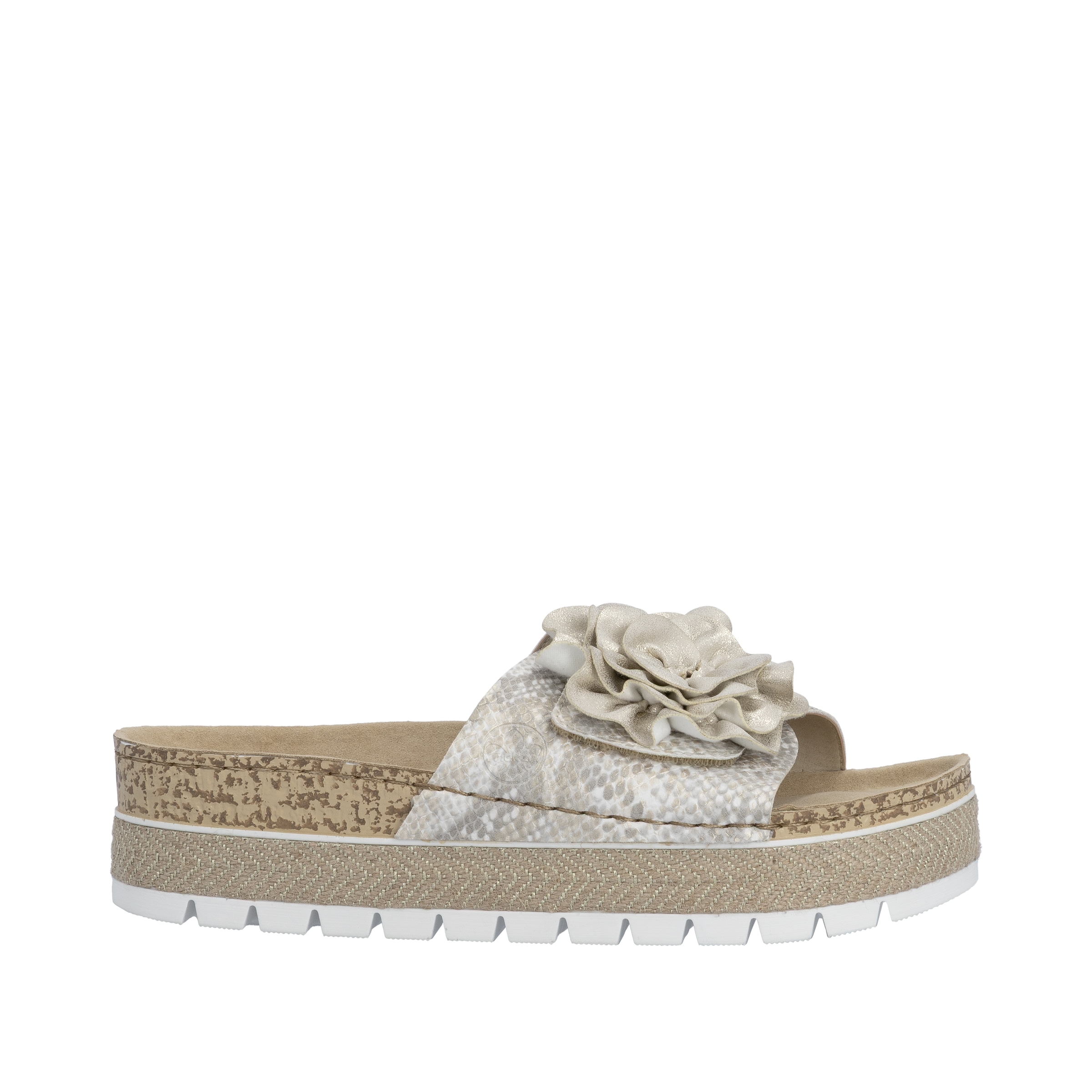 Rieker Pantolette  chaussure d'été, mule avec plateforme tendance