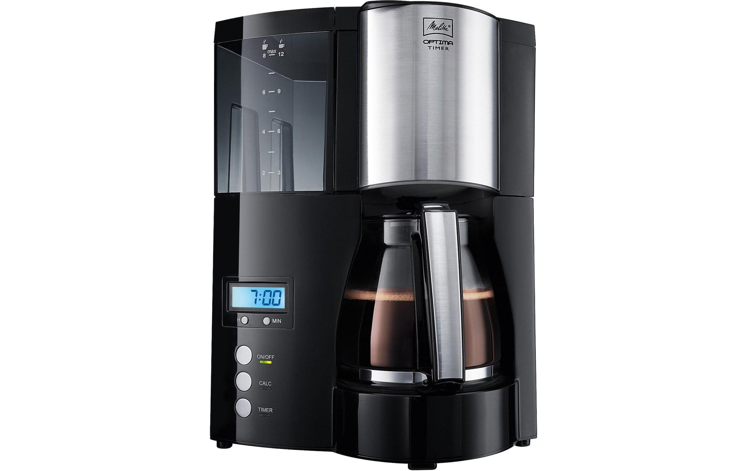 Melitta Filterkaffeemaschine »Optima Timer«, 1 l Kaffeekanne