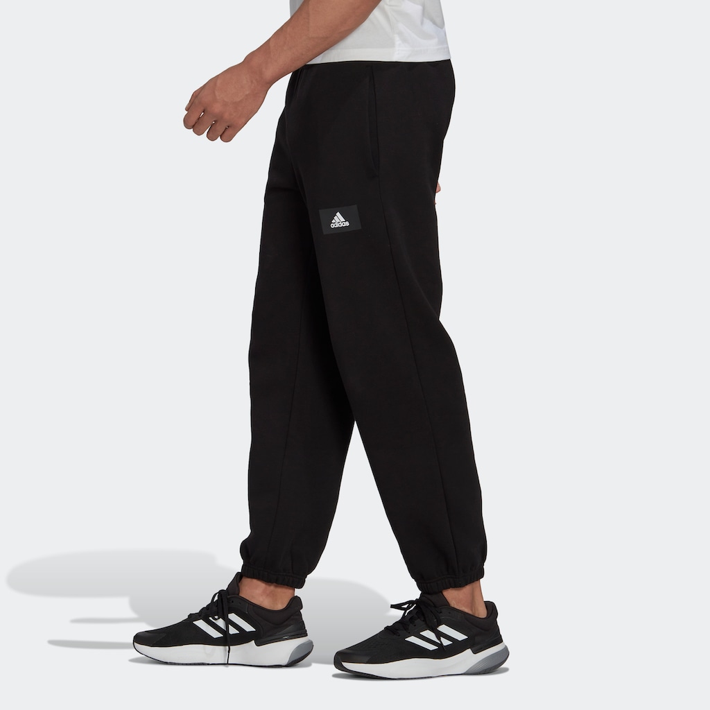 adidas Sportswear Jogginghose »ESSENTIALS FEELVIVID COTTON FLEECE STRAIGHT LEG«, (1 tlg.)