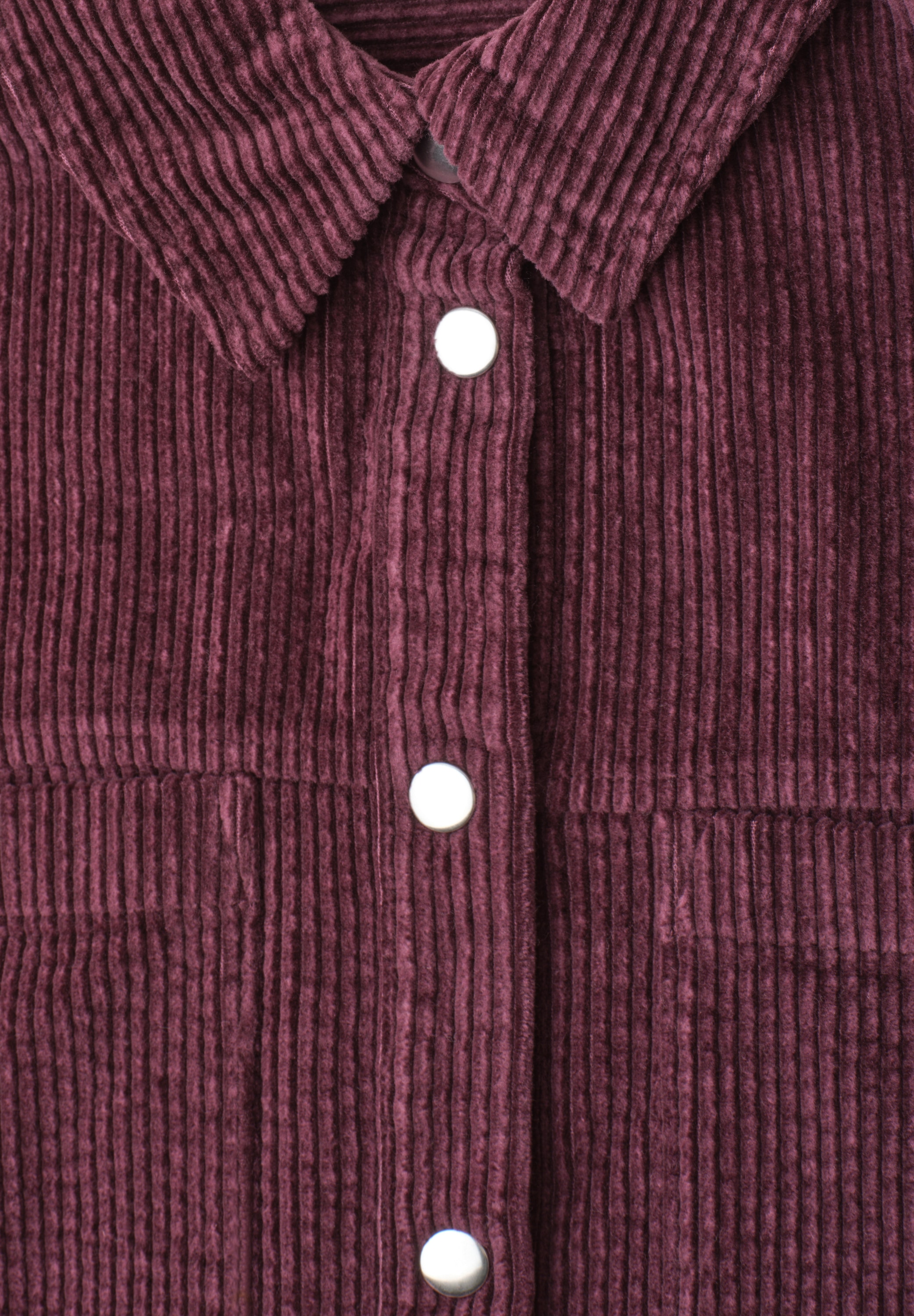 STREET ONE Hemdbluse aus Cord mit Knöpfen