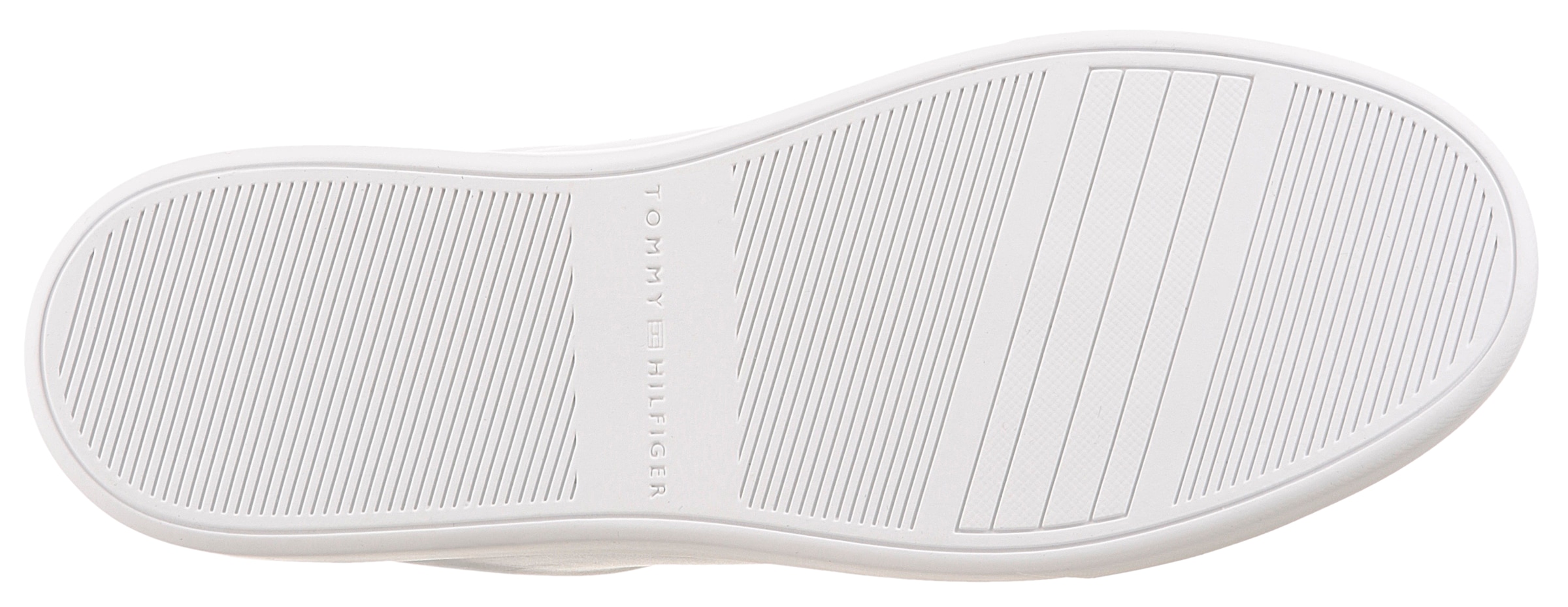 Tommy Hilfiger Sneakers »FLAG COURT SNEAKER«  , Schnürschuh, Halbschuh, Freizeitschuh mit edlem TH-Logoemblem