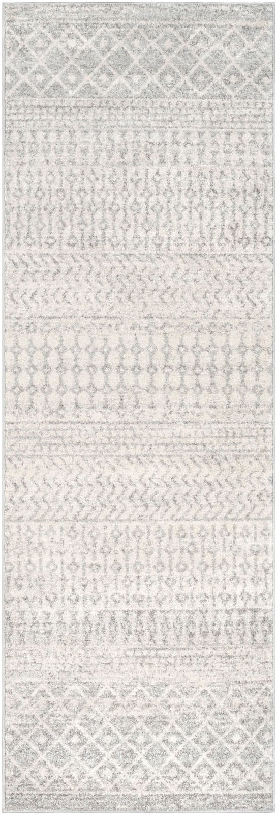 Livabliss Teppich »NICE«, rechteckig, 8 mm Höhe, Skandi Design, Boho Kurzflor Wohnzimmerteppich, Schlafzimmer, Grau