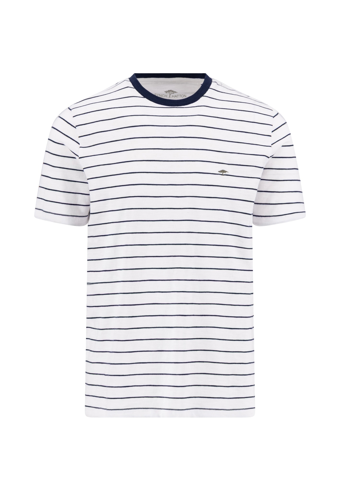 FYNCH-HATTON T-Shirt Regular Fit, ohne Verschluss, mit Streifenmuster