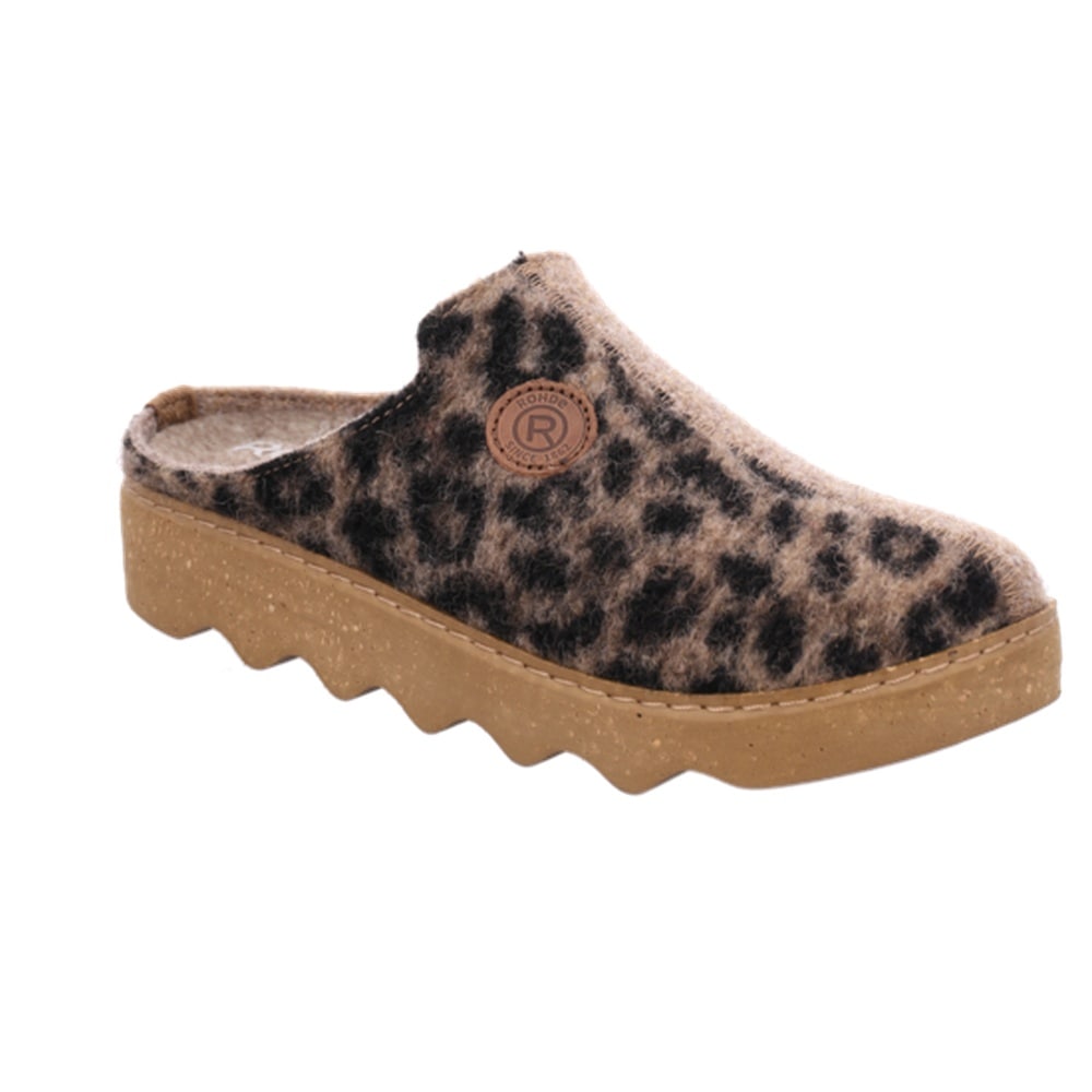 Image of Rohde Pantoffel "Foggia-D" Hausschuh, Winterschuh mit Filzsohle