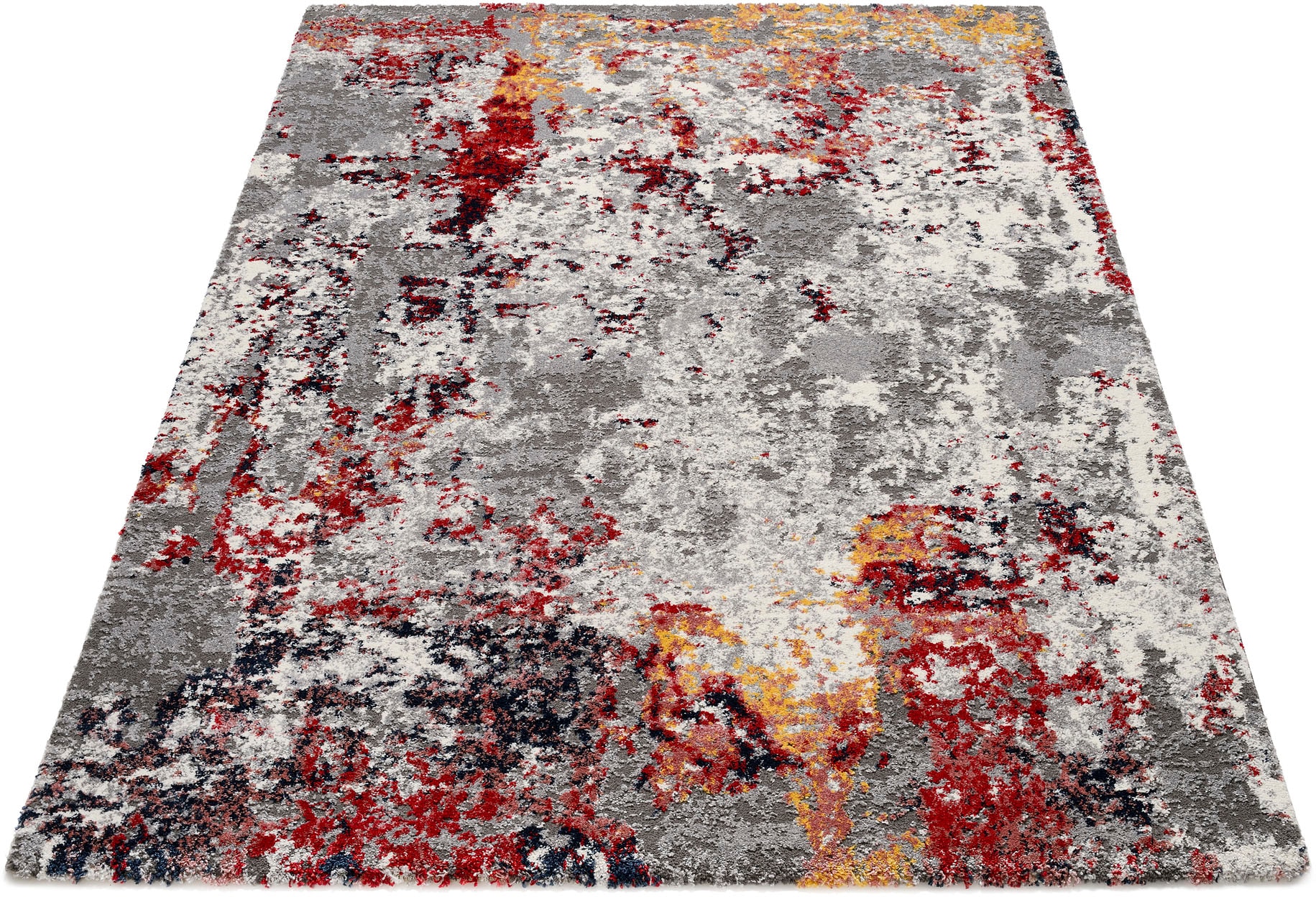 Image of OCI DIE TEPPICHMARKE Teppich "HIGH & LOW EIGHT" quadratisch 20 mm Höhe Hochflor, Langflor, 3D Hochtief-Optik, Wohnzimmer