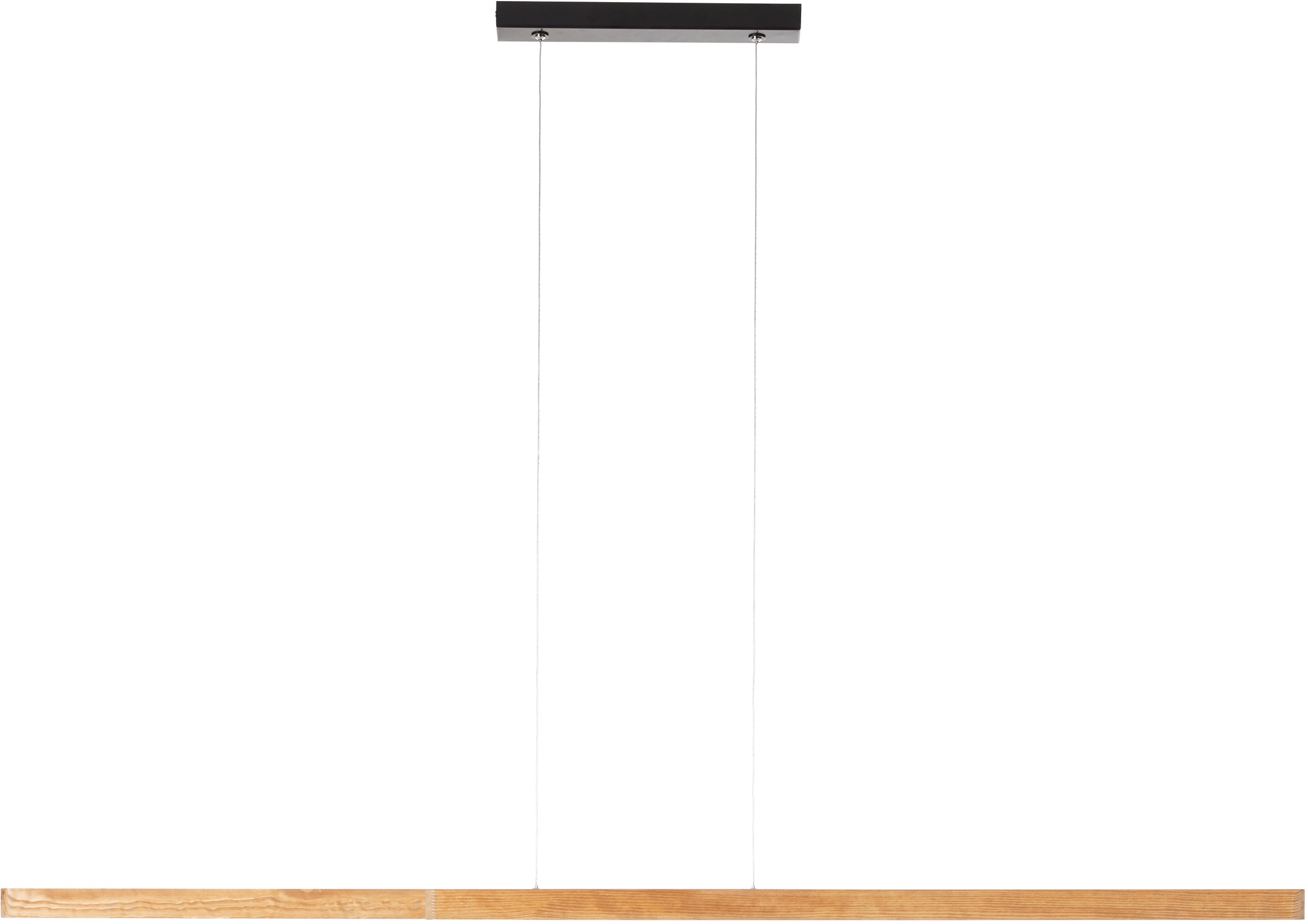 Image of Brilliant Leuchten LED Pendelleuchte »Ainara«, LED-Modul, 1 St., Warmweiss, 1 x LED, 25W, kiefer braun gebeizt/schwarz bei Ackermann Versand Schweiz