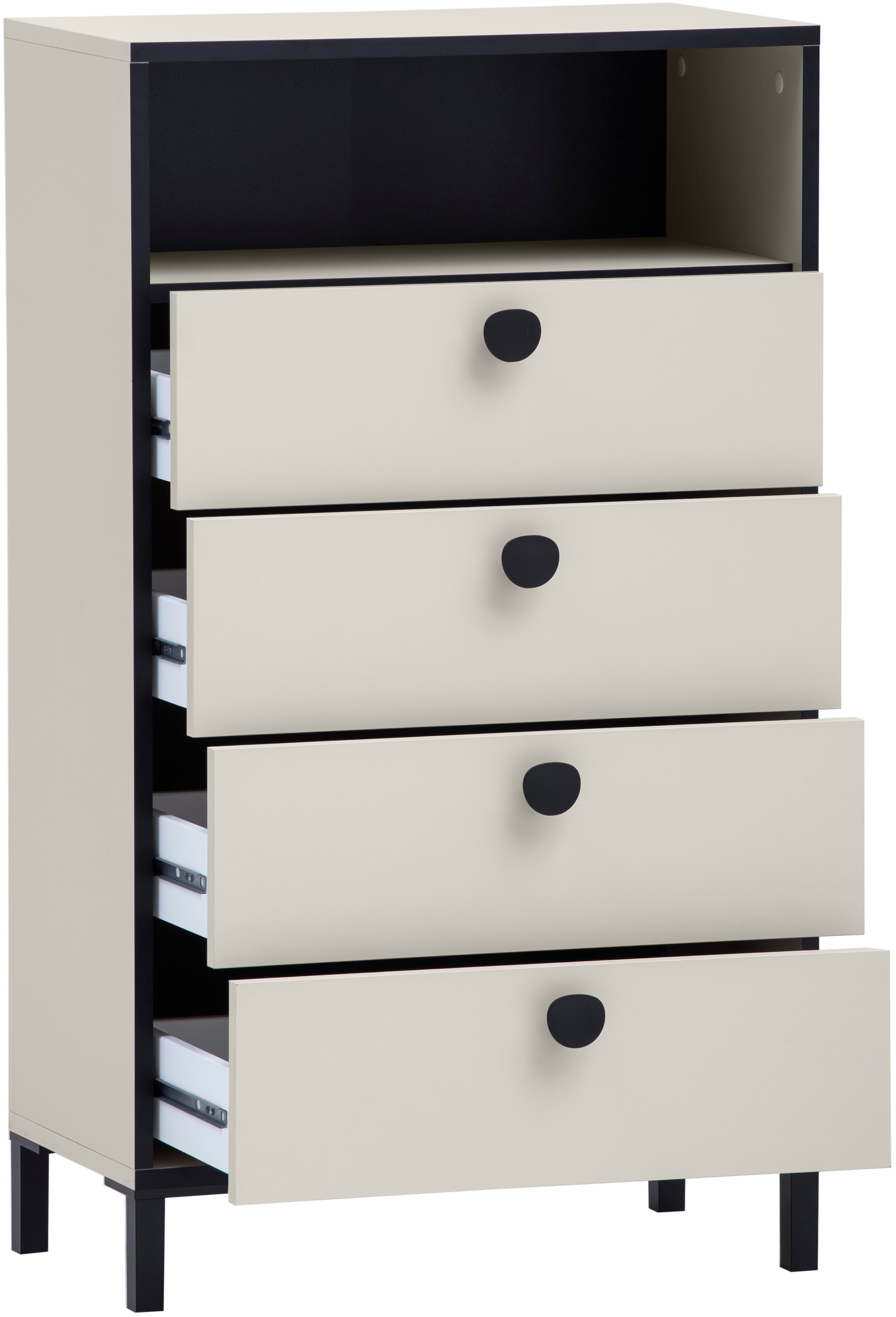 Schildmeyer Armoire intermédiaire »Edda, Breite 60 cm, Metallgriffe« Made in Germany