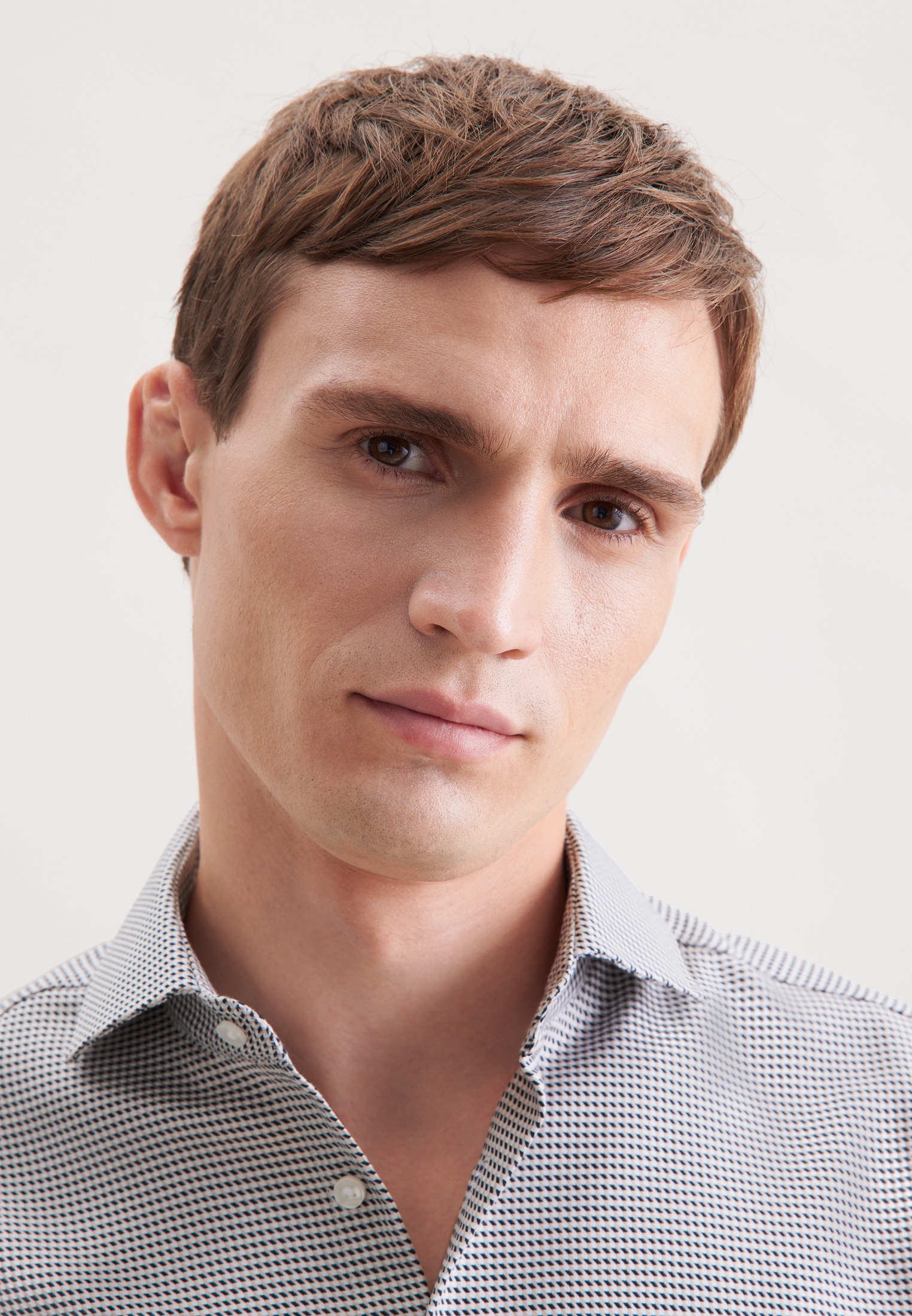 seidensticker Chemise d'affaires »Schwarze Rose« Regular 1/1 Kentkragen Pepita