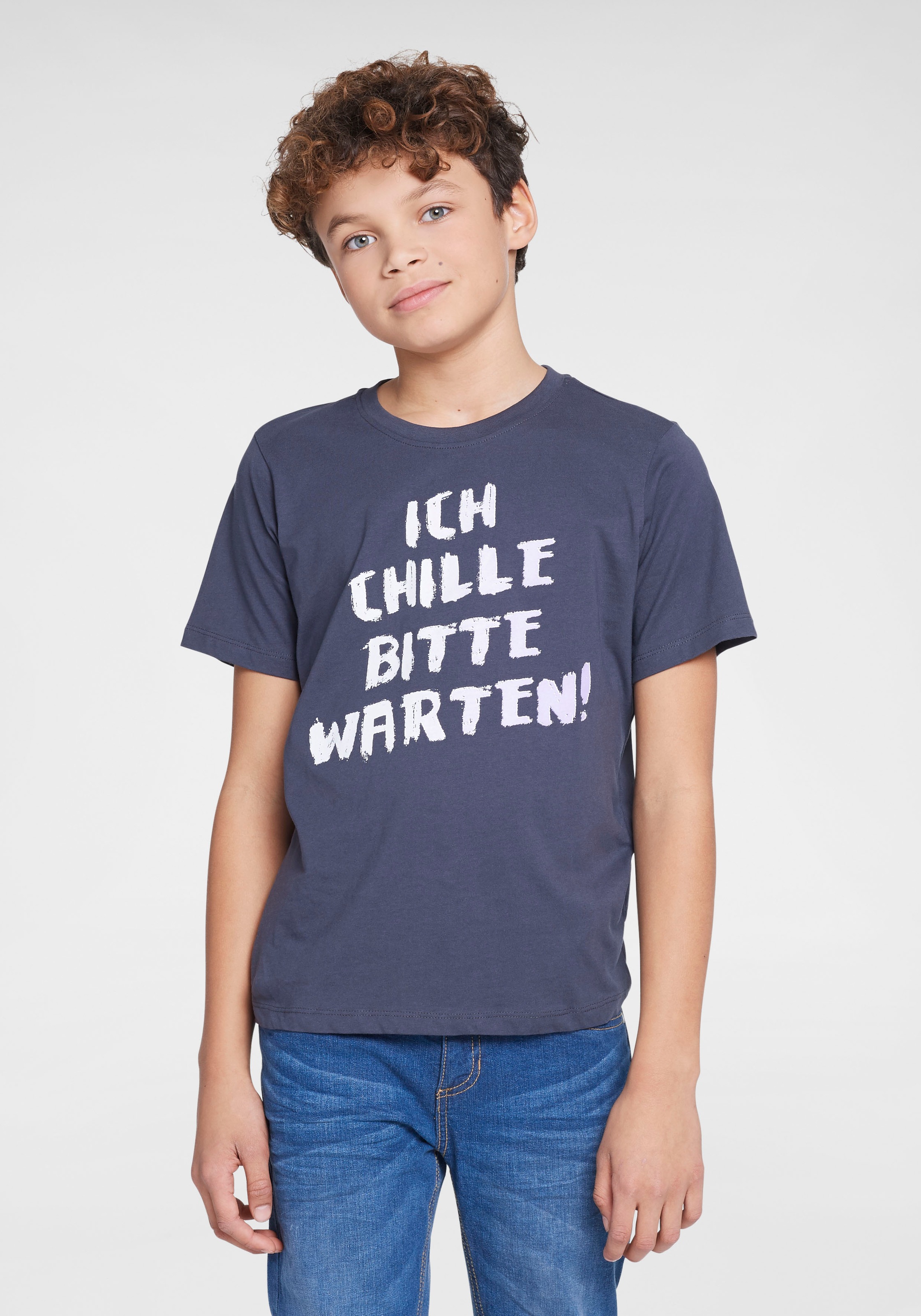 Image of KIDSWORLD T-Shirt »ICH CHILLE, BITTE WARTEN« bei Ackermann Versand Schweiz