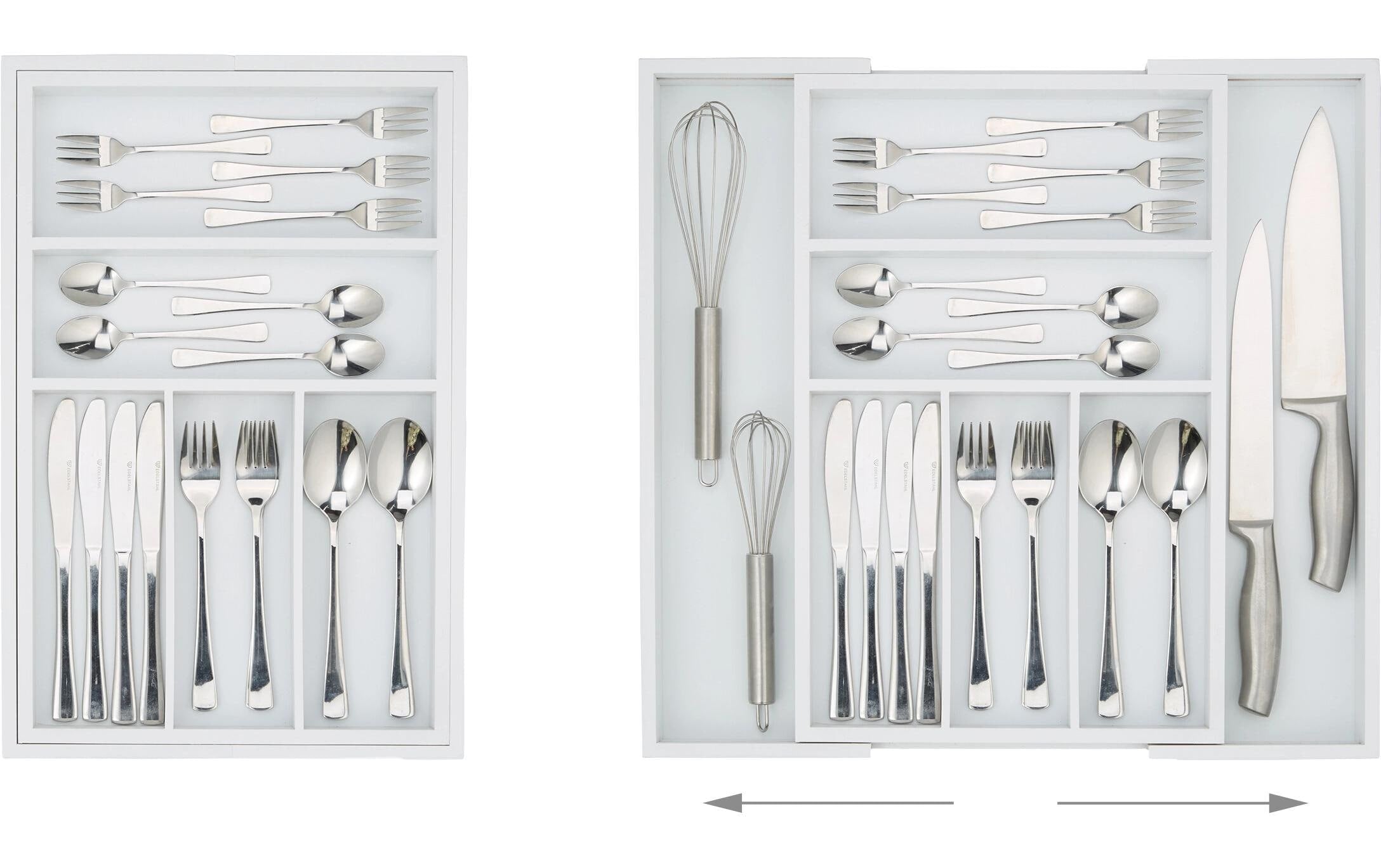 relaxdays Range-couverts »ausziehbar« Ausziehbar