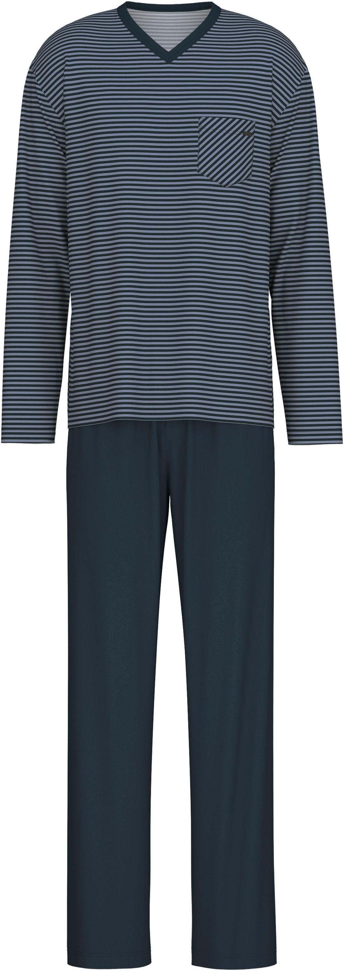 CALIDA Pyjama »Relax Streamline«, mit aufgesetzter Brusttasche