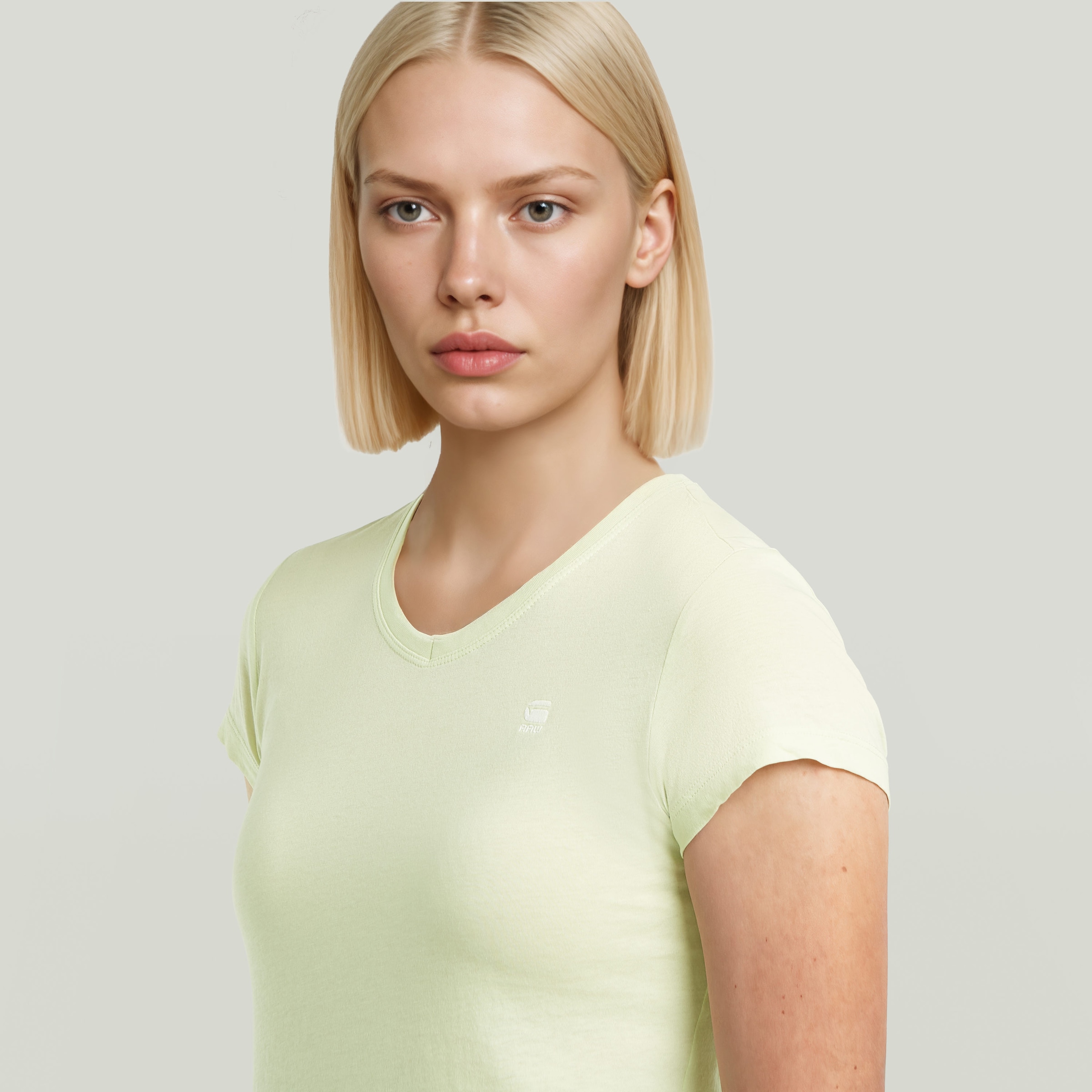 G-STAR V-Shirt »Eyben« mit Label