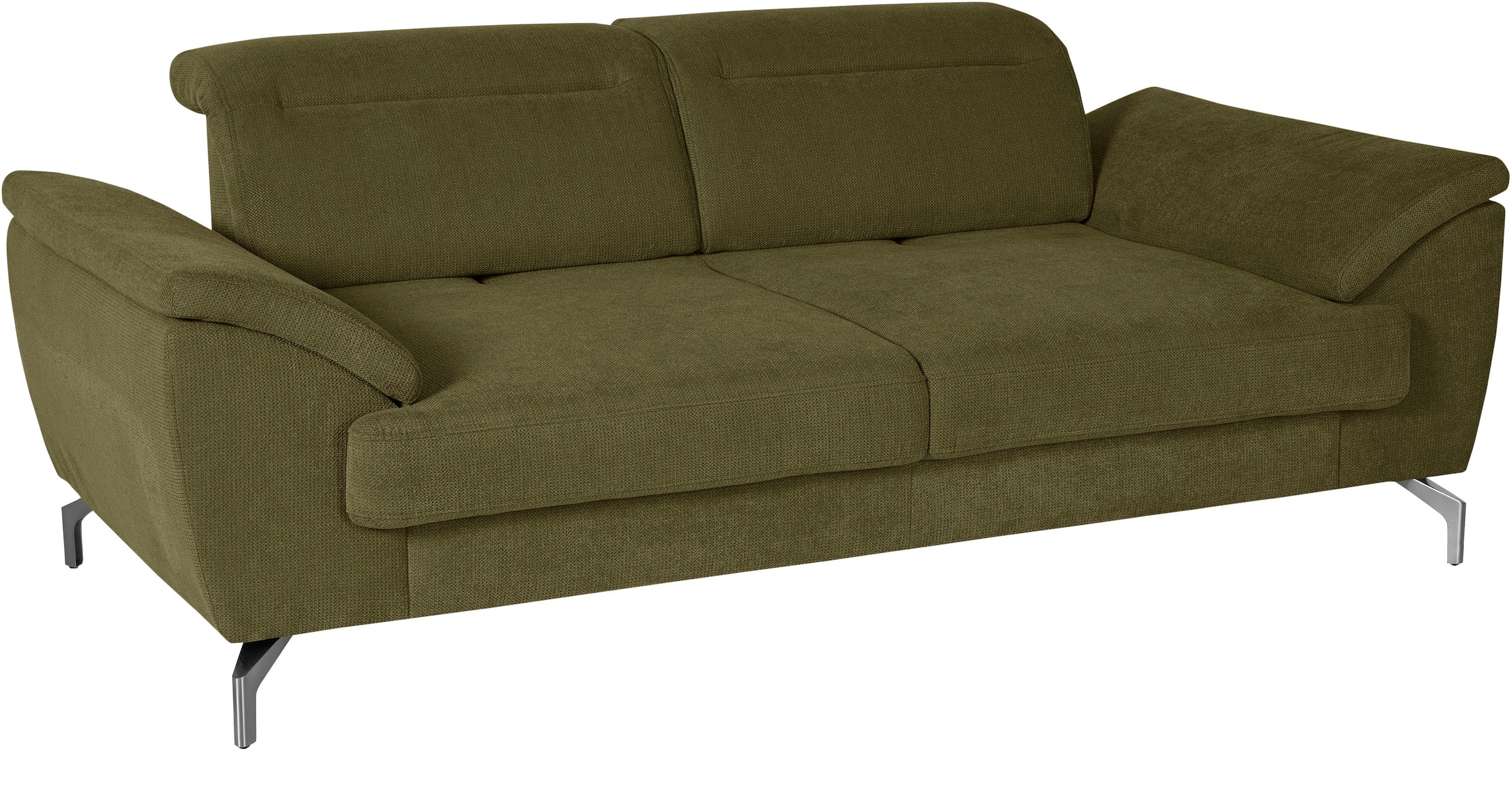 Image of sit&more 2,5-Sitzer "Percy" 15 cm Fusshöhe, Sitztiefenverstellung, wahlweise Kopfteilverstellung