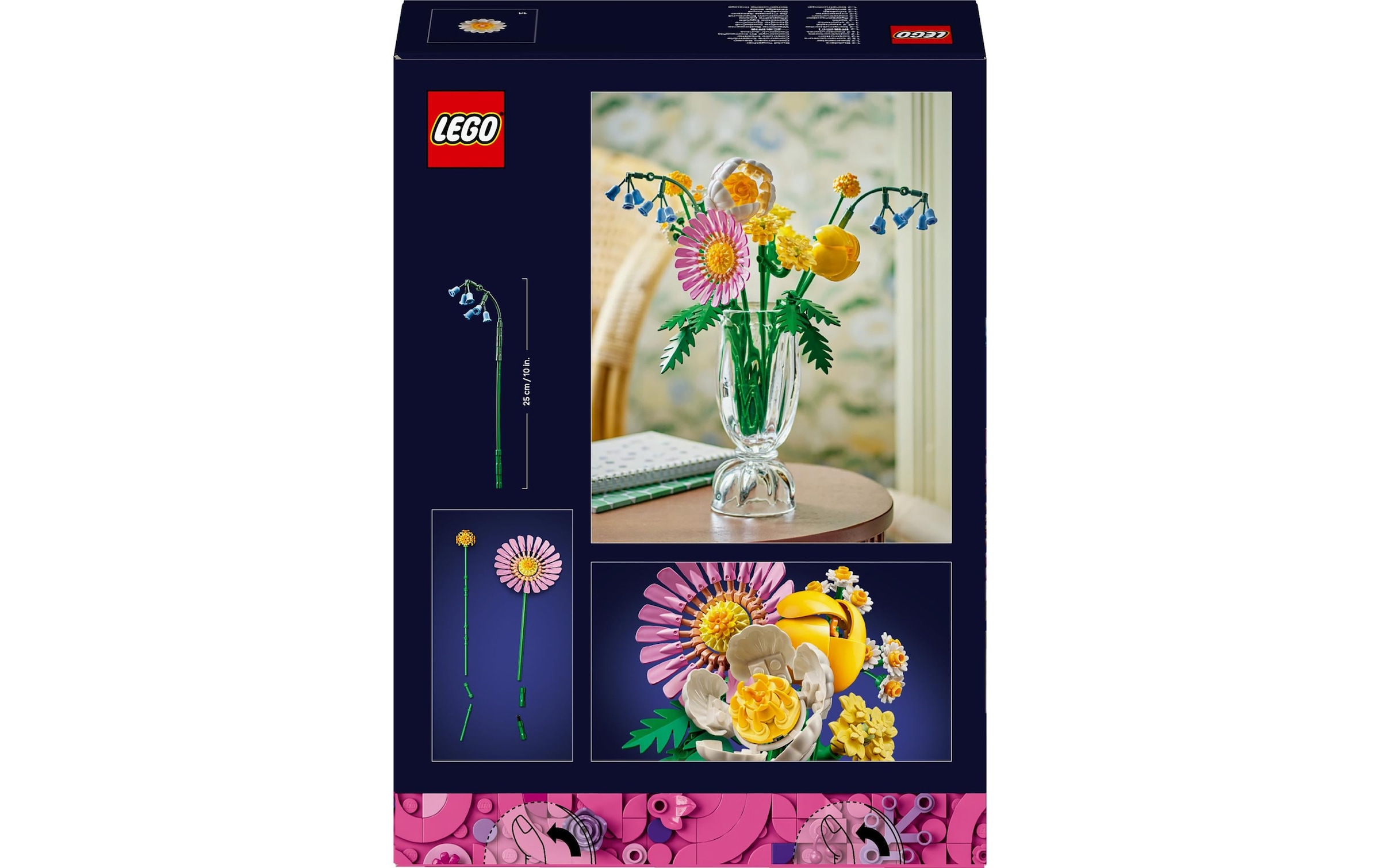 LEGO® Spielbausteine »Icons Kleiner Sommerstrauss 10347«, (373 St.)