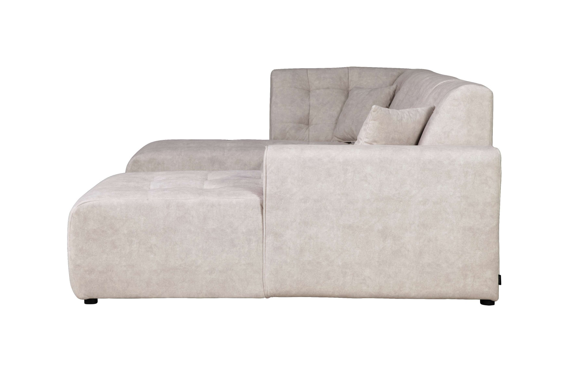 Home affaire Wohnlandschaft »Nosia U-Form«, incl. 2 Zierkissen, mit feiner Steppung
