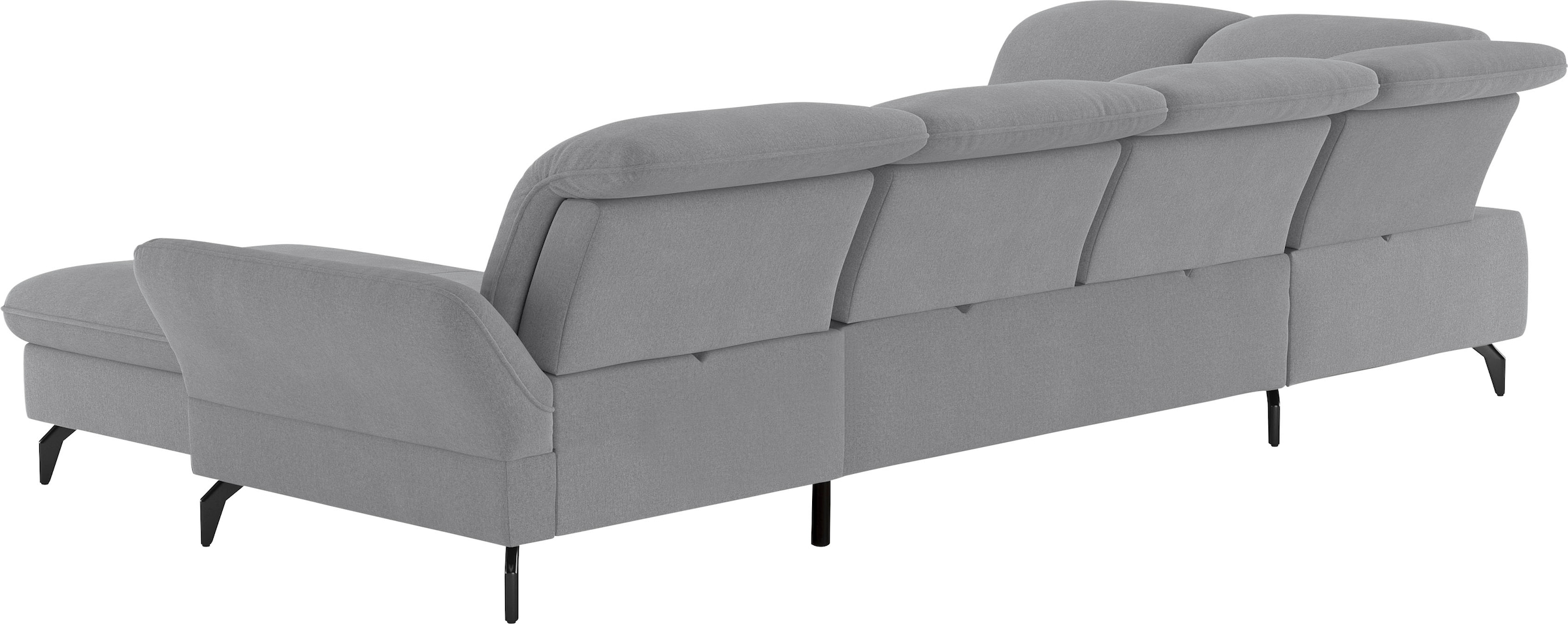 sit&more Wohnlandschaft »Leandro U-Form« Wahlweise mit Bett- , Kopfteil - und Armlehnfunktion, sowie Bettkasten