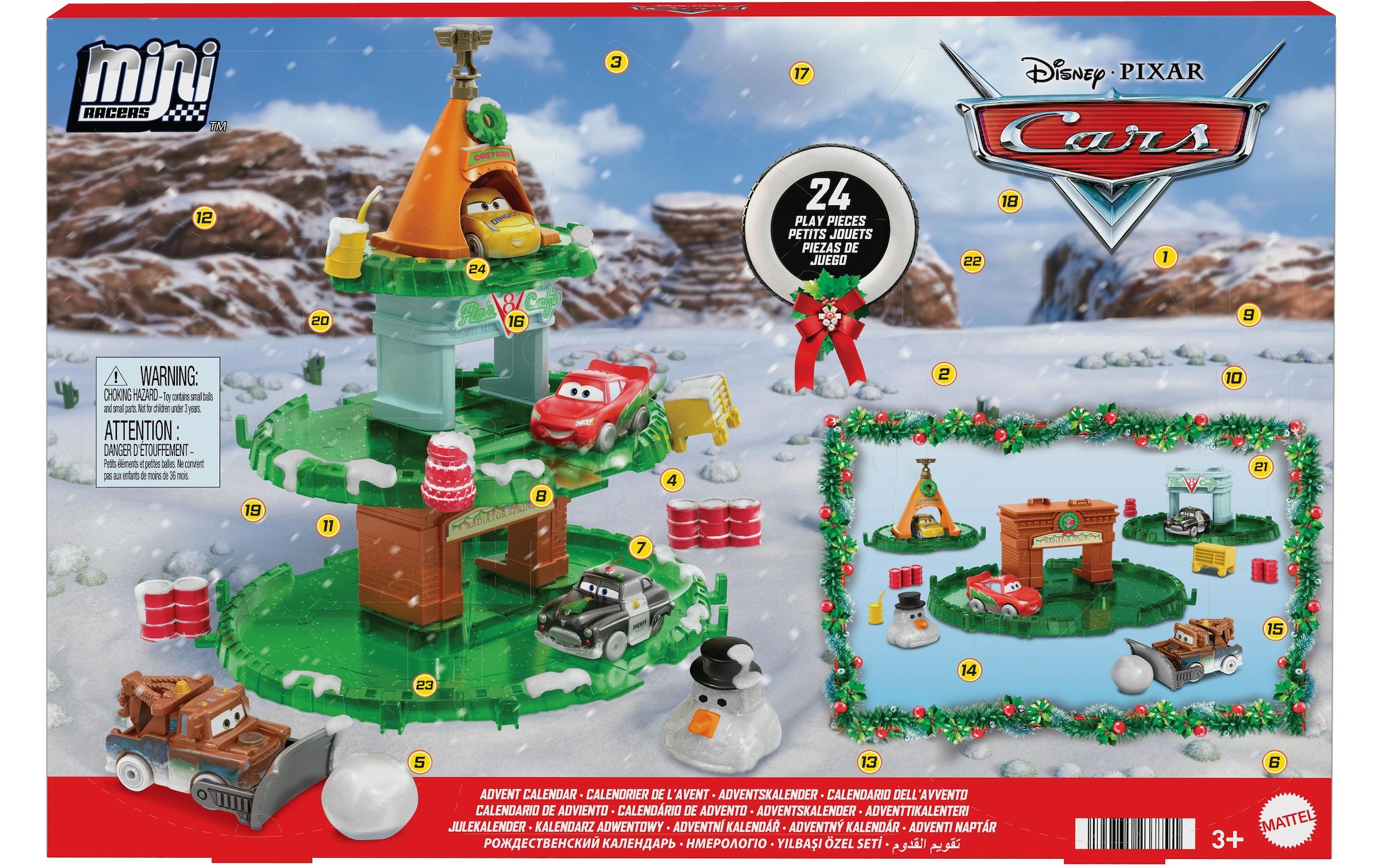 Adventskalender »Disney Pixar Cars 2024«, ab 3 Jahren