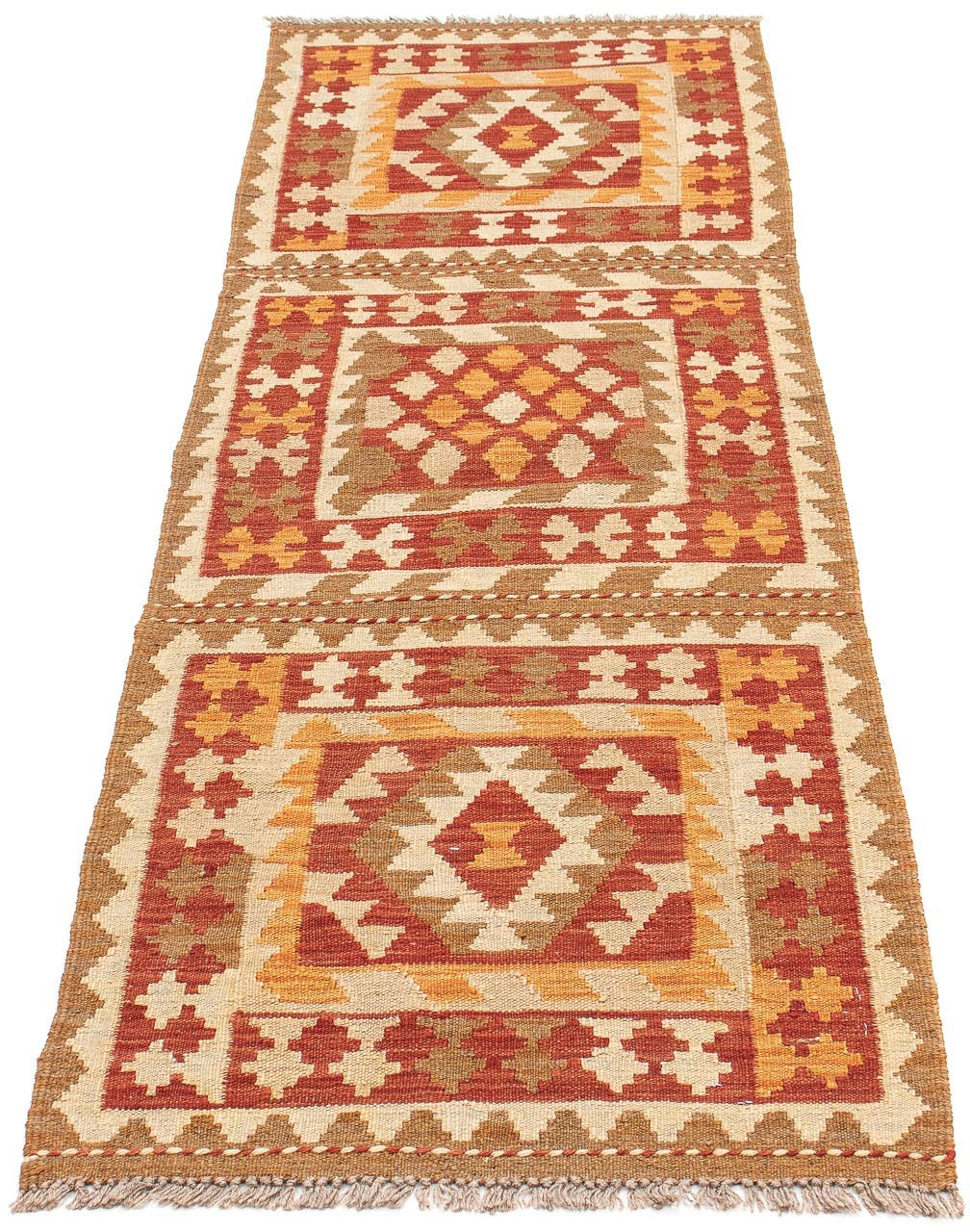 Image of morgenland Läufer »Kelim Maimene Durchgemustert 203 x 69 cm«, rechteckig, 0,5 mm Höhe, Wendeteppich bei Ackermann Versand Schweiz