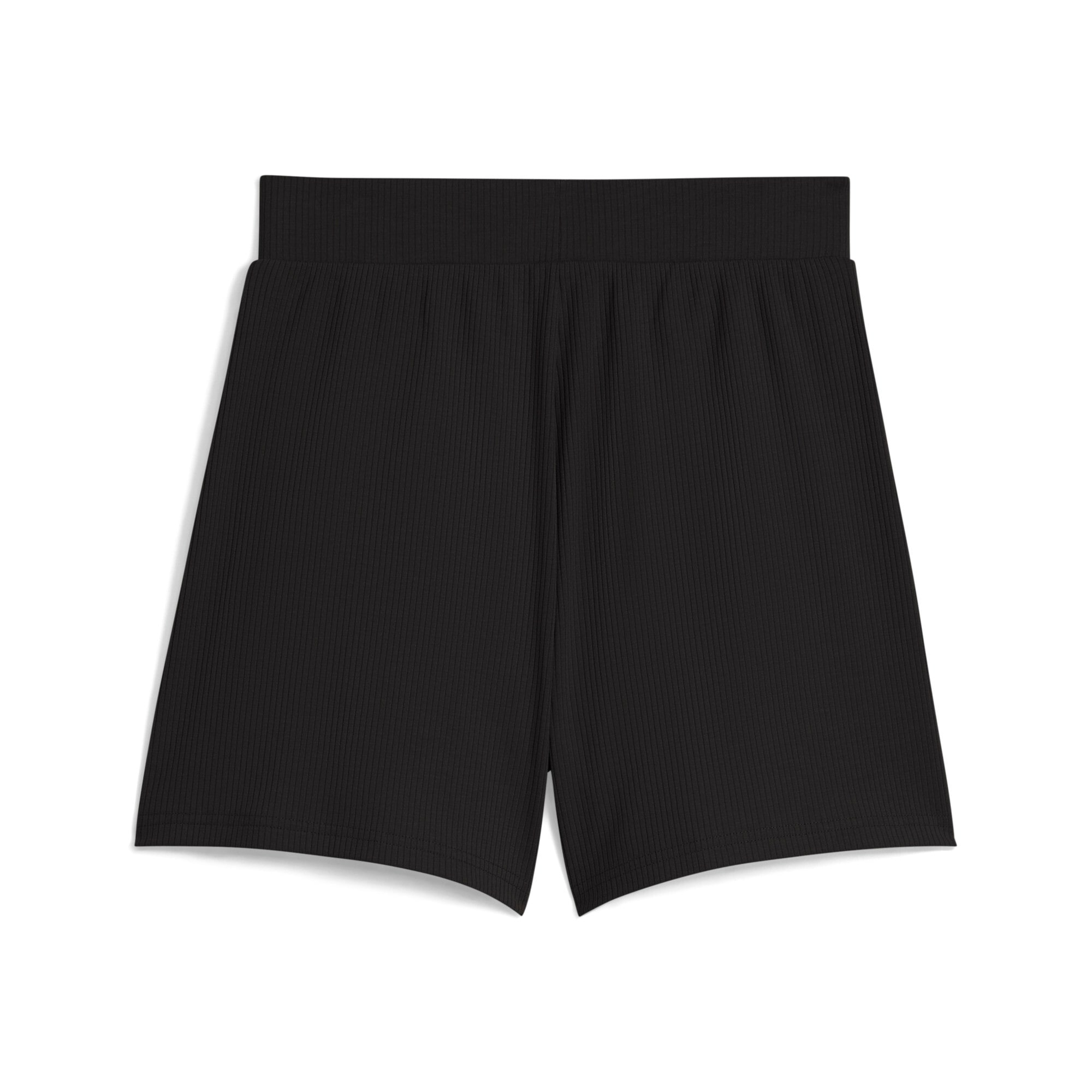 PUMA Short d'entraînement »ESS ELEVATED HIGH-RISE RIB SHORTS 5"«  mit hohem Bund, für Sport, mit Eingrifftaschen, Regular Fit