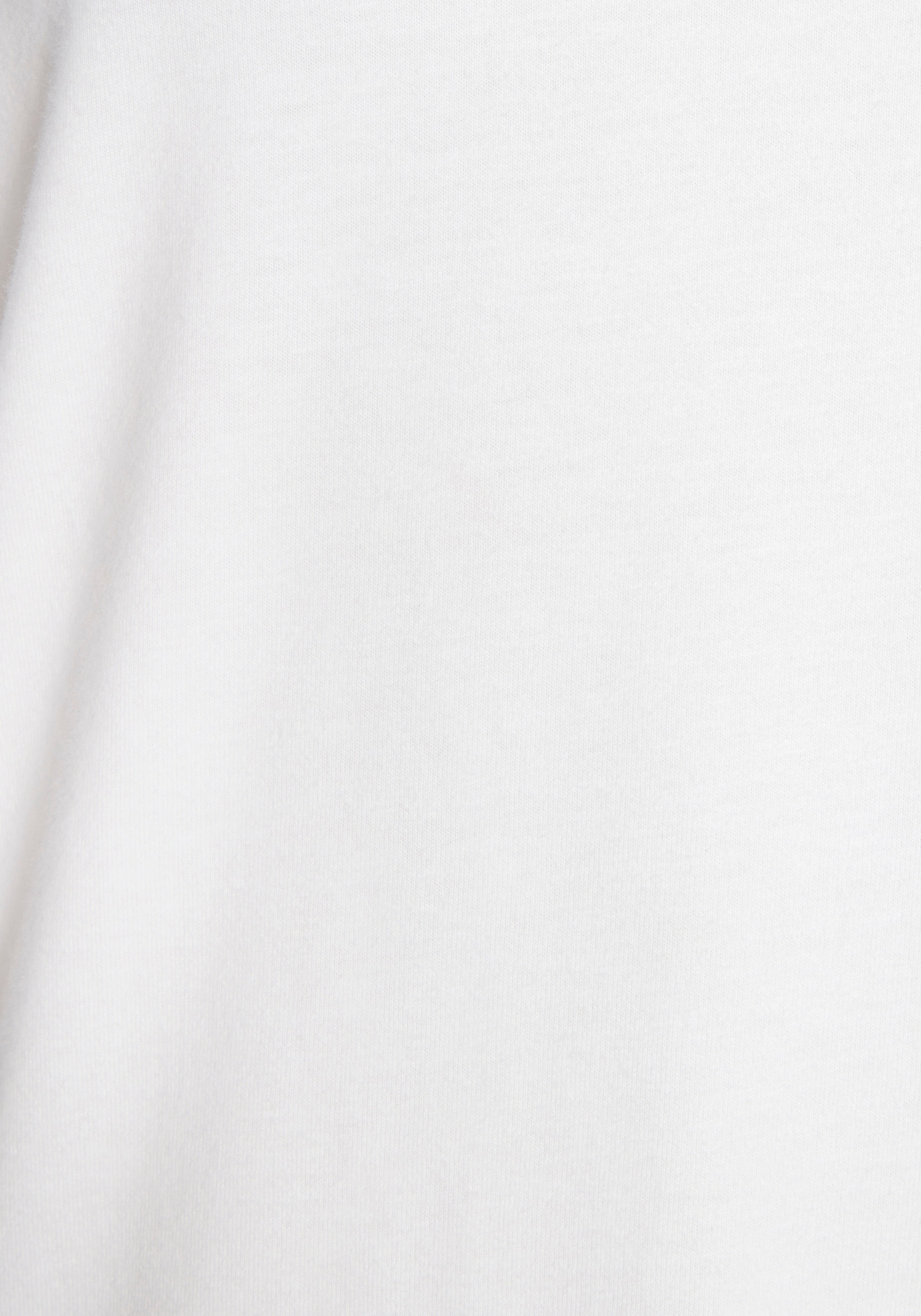 LASCANA T-shirt à manches courtes mit dezentem Frontdruck, T-Shirt aus Baumwolle, Printshirt, Basic