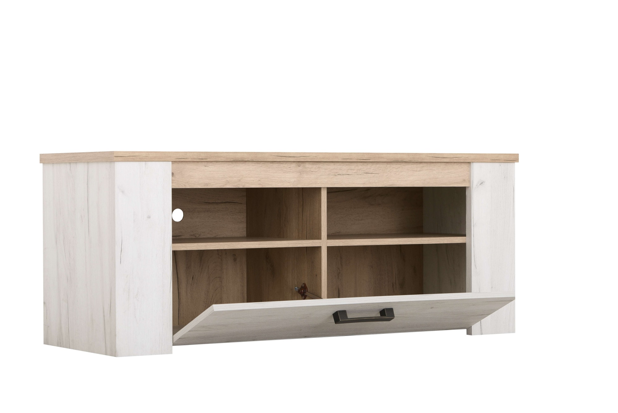 Home affaire Lowboard »Kent TV-Sideoard 120 cm, mit zwei geschlossenen Fächern« TV-Kommode mit viel Platz, für moderne Fernseher in jedem Wohnzimmer