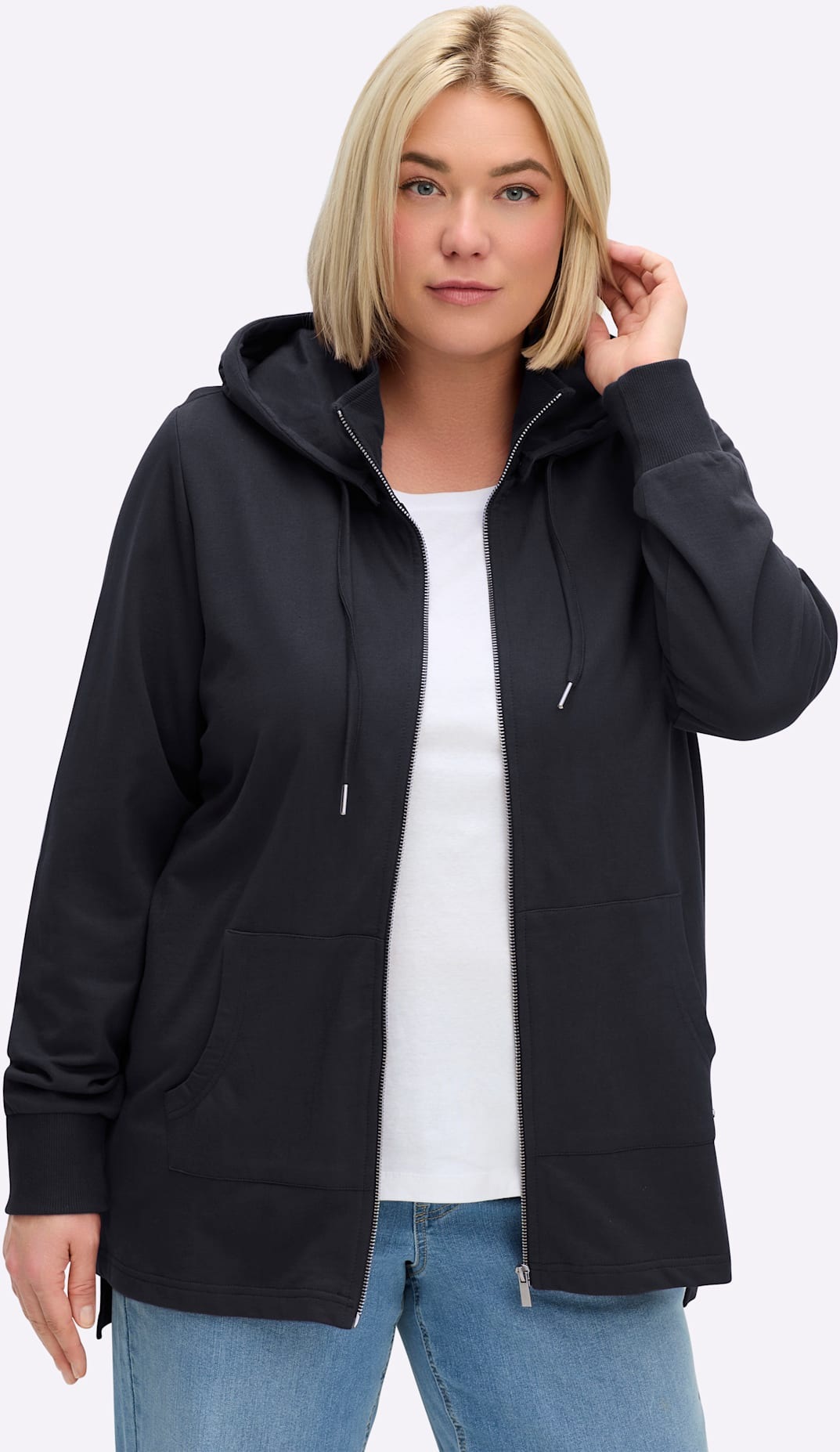 Image of Sheego Shirtjacke "Sweatjacke" 1 Stk.