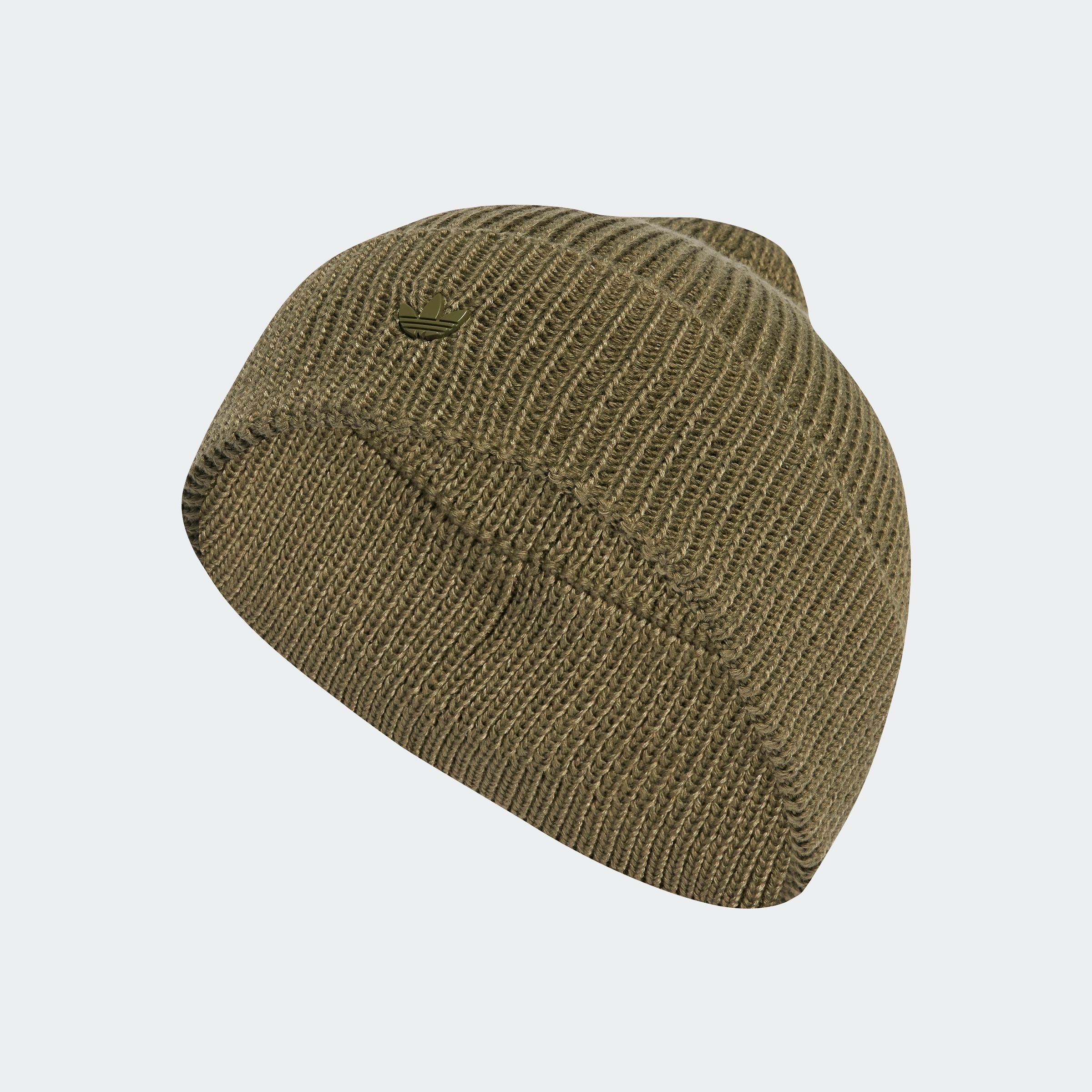 Image of adidas Originals Beanie "EVERYDAY ICONS MIT TON IN TON METALL TREFOIL"