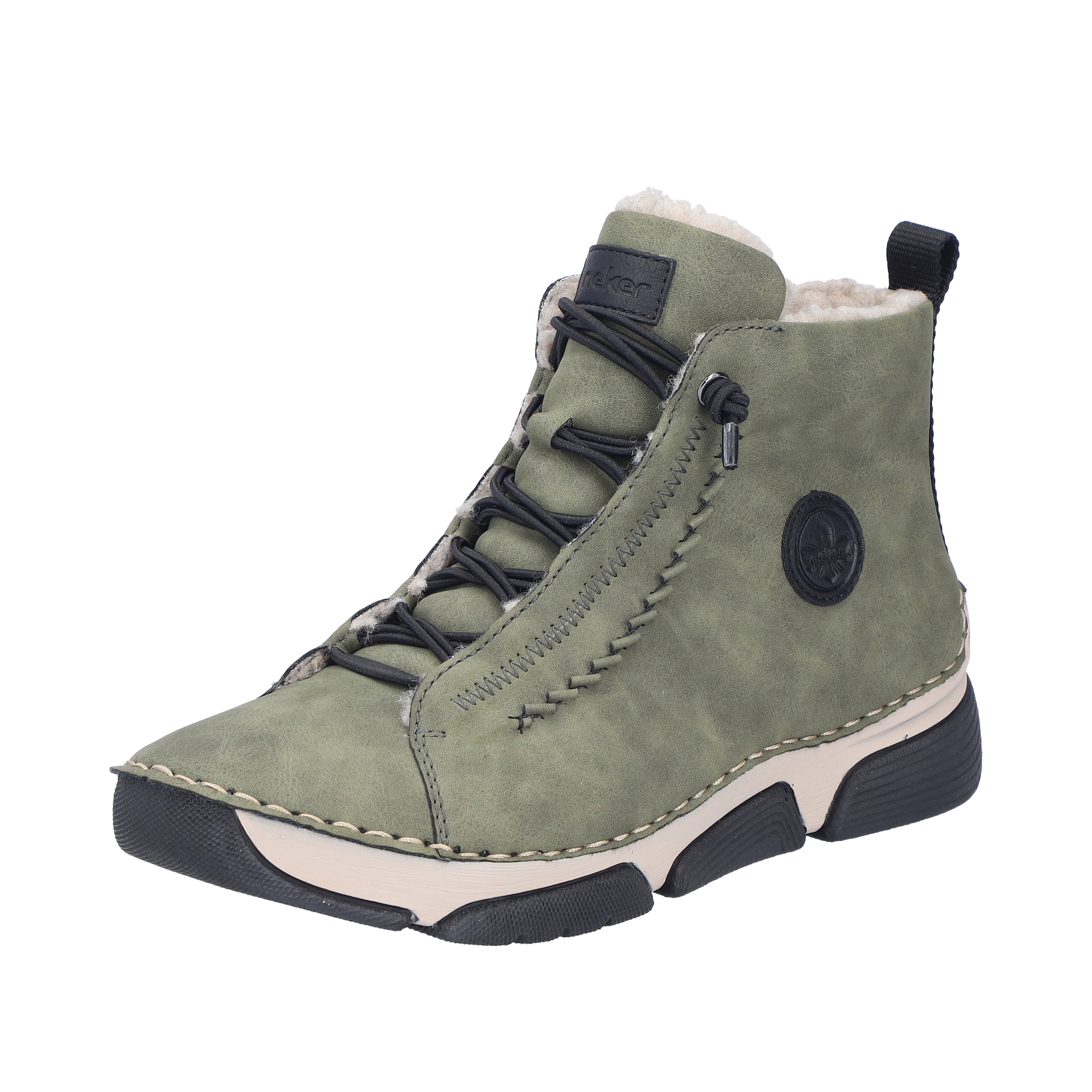 Rieker Bottes d'hiver  bottine d’hiver, bottes outdoor, doublure chaude, fermeture éclair intérieure