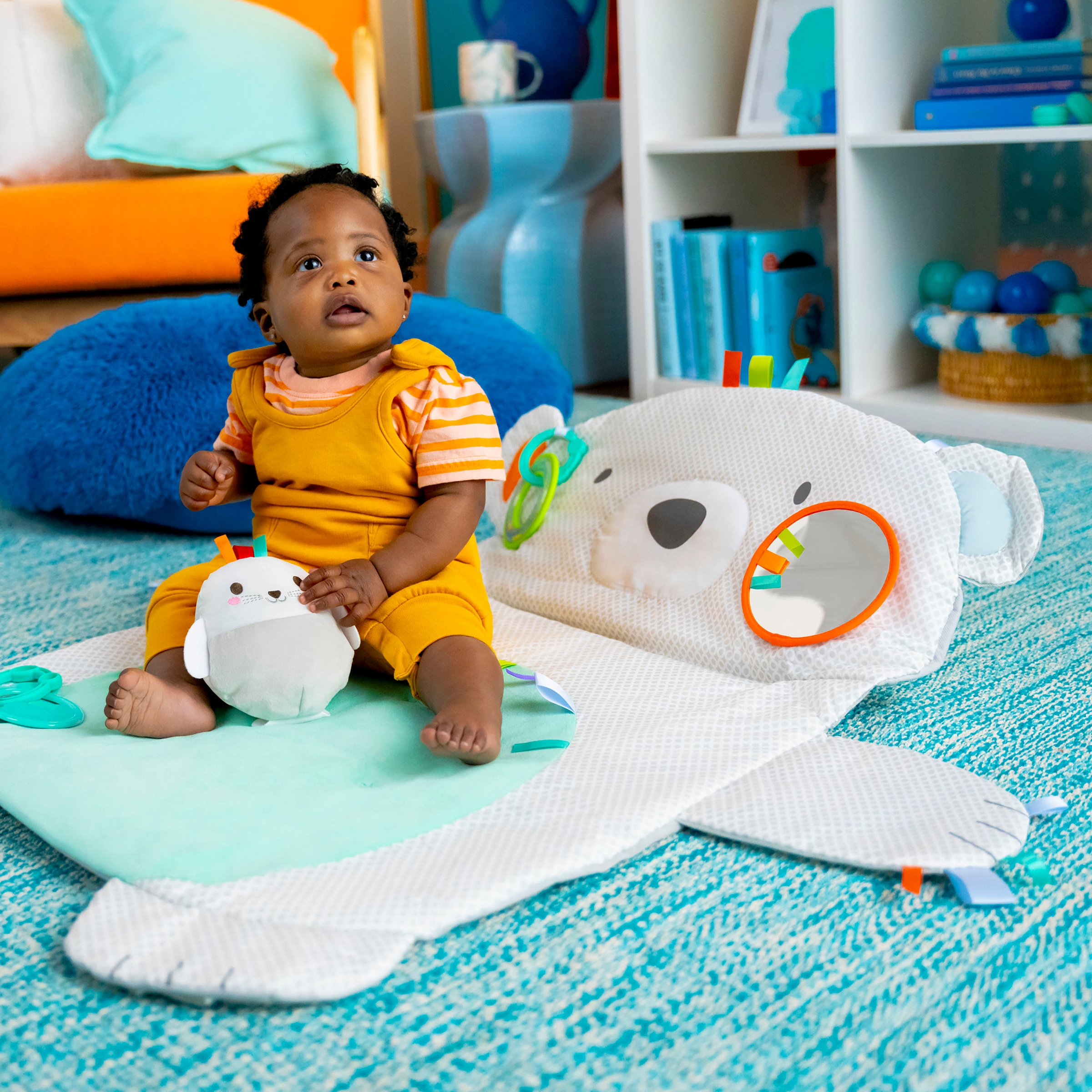 Bright Starts Jouet de préhension »Tummy Time Prop & Play™«