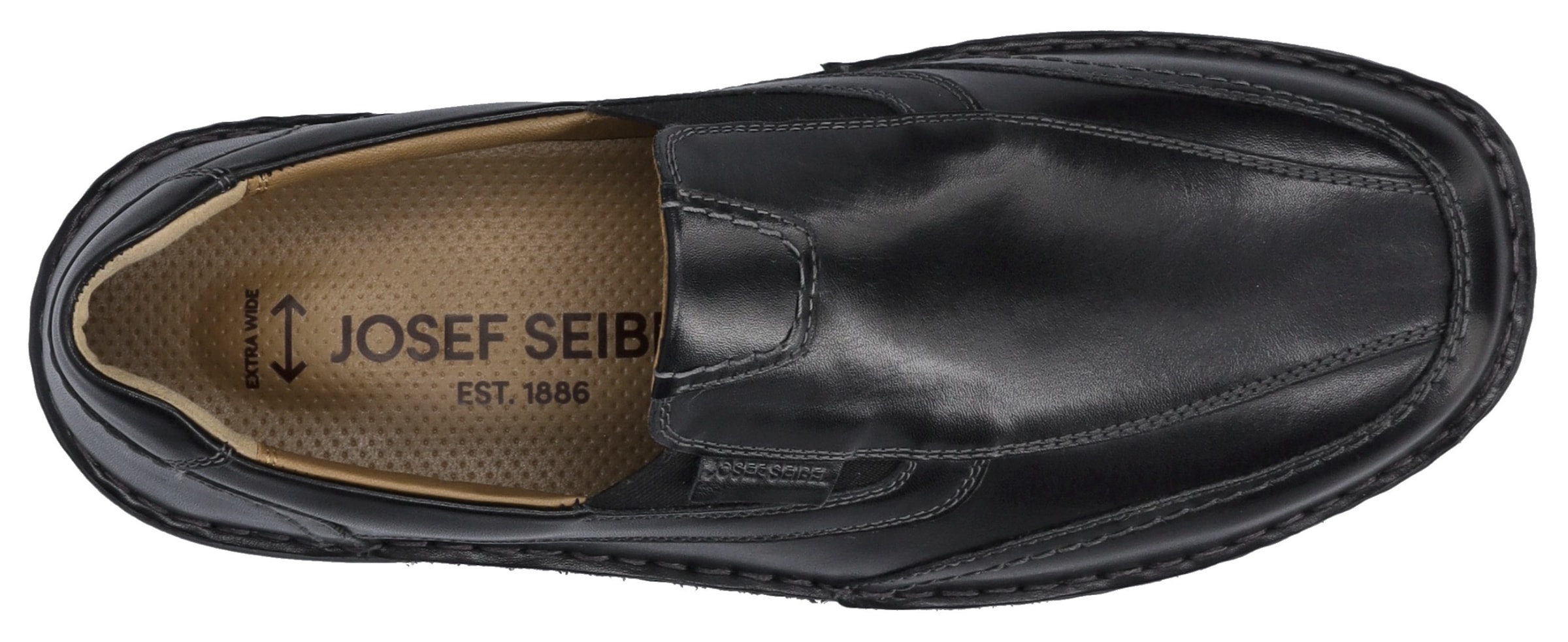 Josef Seibel Slipper »New Anvers 67«, Freizeitschuh, Halbschuh, Komfortschuh mit Wechselfussbett