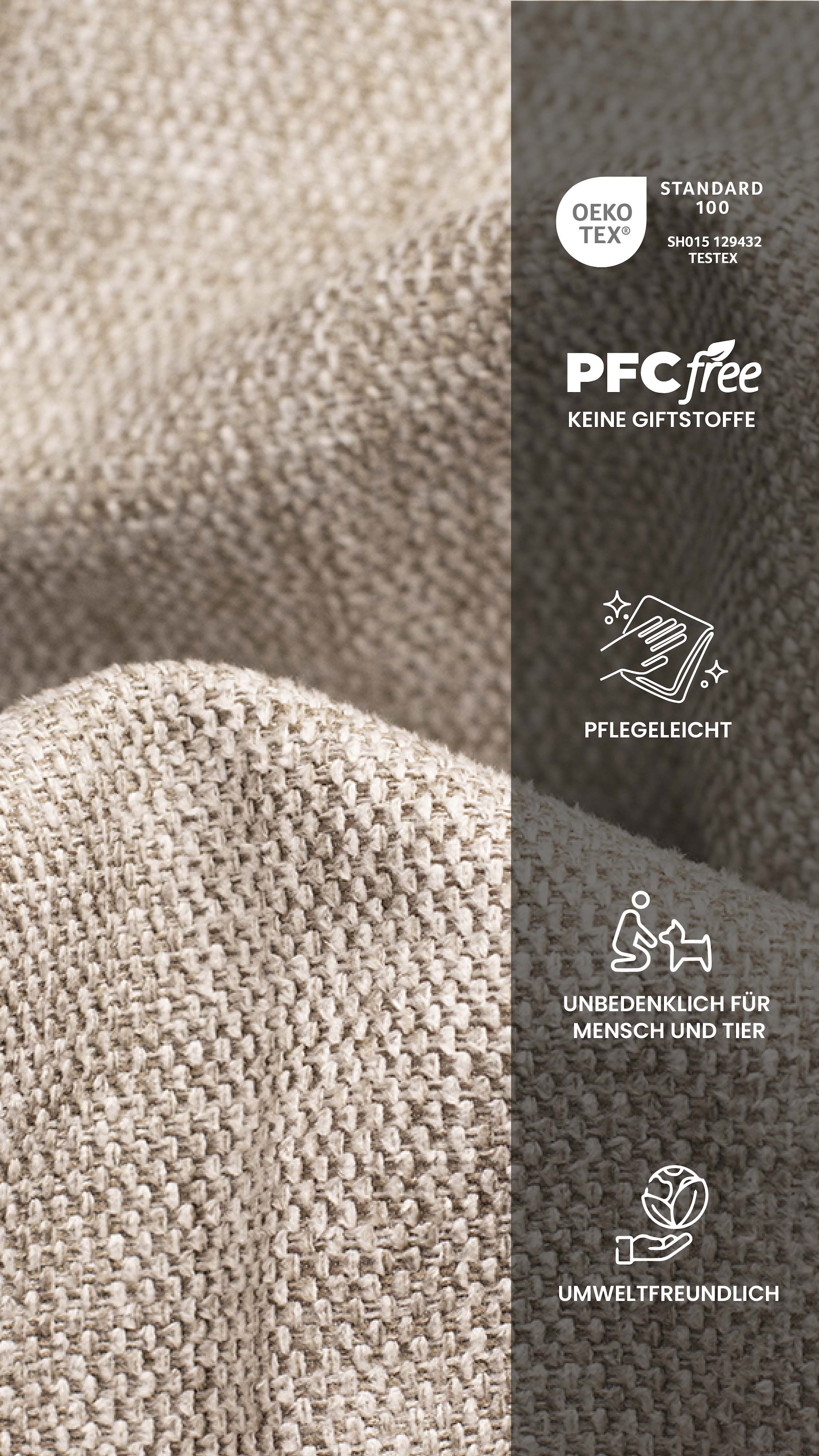 HELA Banc de salle à manger »LUISE I, Sitzbank, Bank, TOPSELLER!« mit Federkern, extra dicke Polsterung im Sitz und Rücken, OTTOs Choice