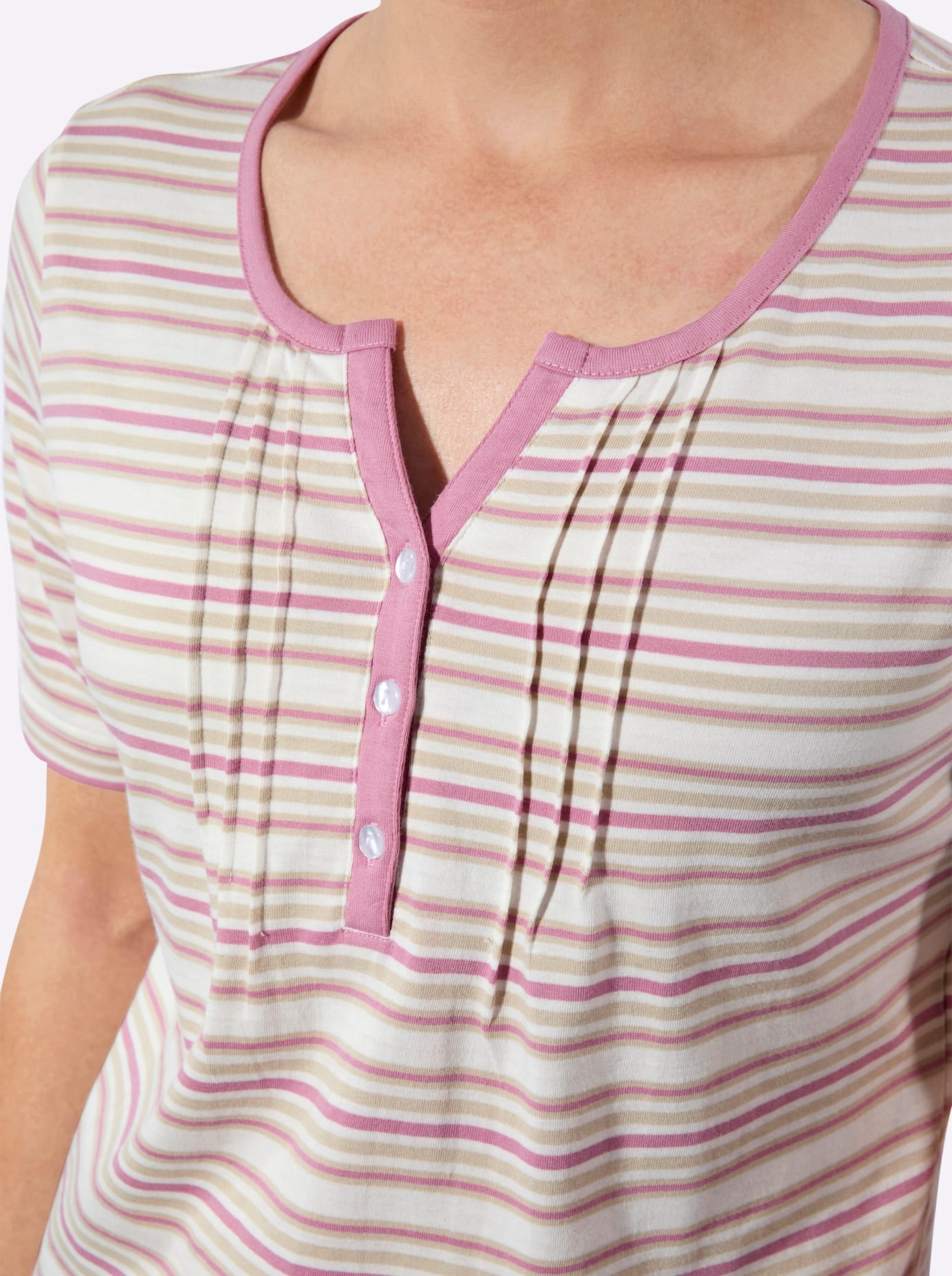 Classic Basics Shirt à col rond »Ringelshirt« 1 pièces