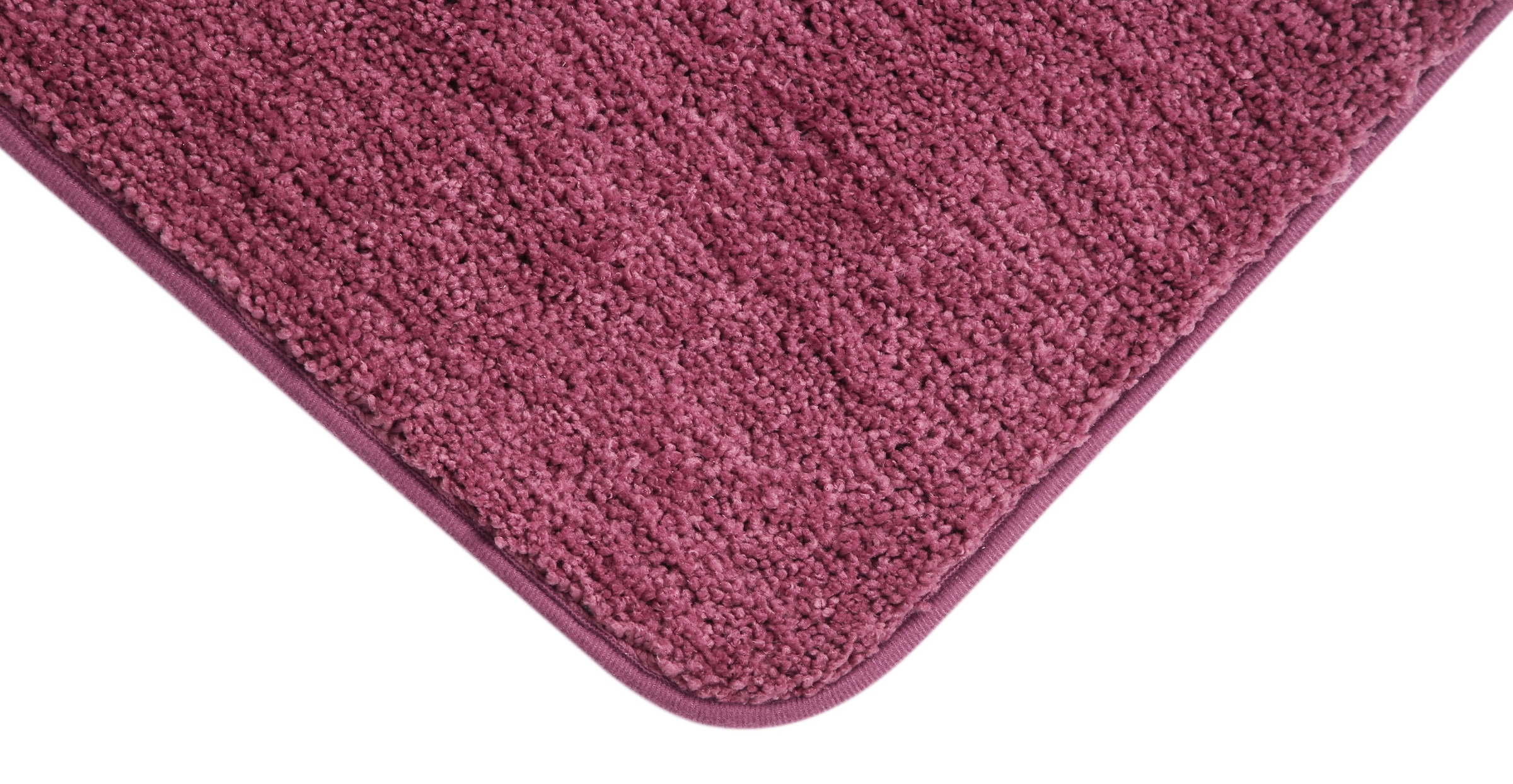 my home Badematte »Regona, Badteppich, Badvorleger, Badezimmer Teppich«, rutschhemmend beschichtet, fussbodenheizungsgeeignet-schnell trocknend-strapazierfähig, Uni Farben, besonders weich, als rechteckig und halbrund erhältlich