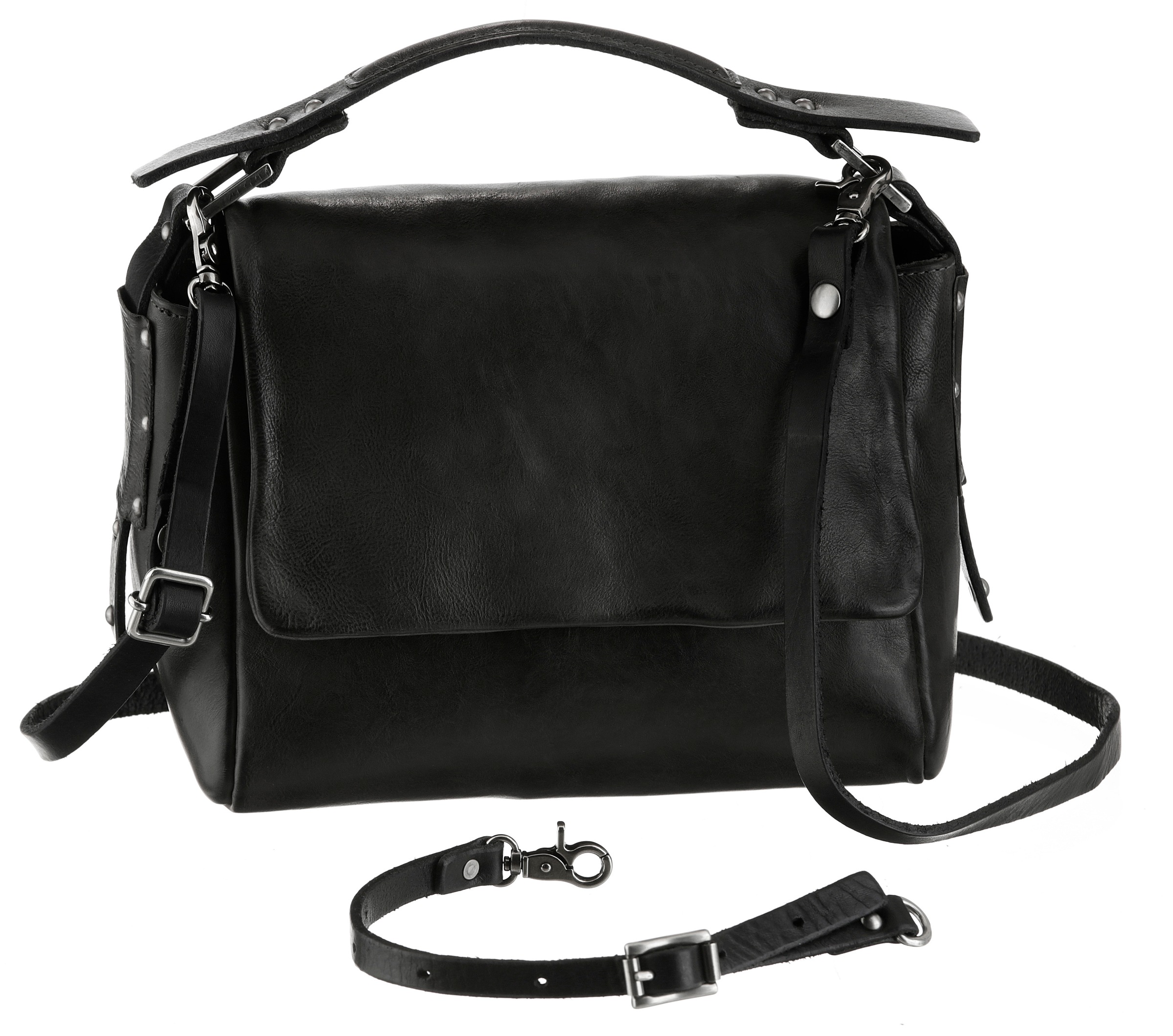 Image of A.S.98 Umhängetasche, aus echtem Leder mit Nietenverzierung bei Ackermann Versand Schweiz