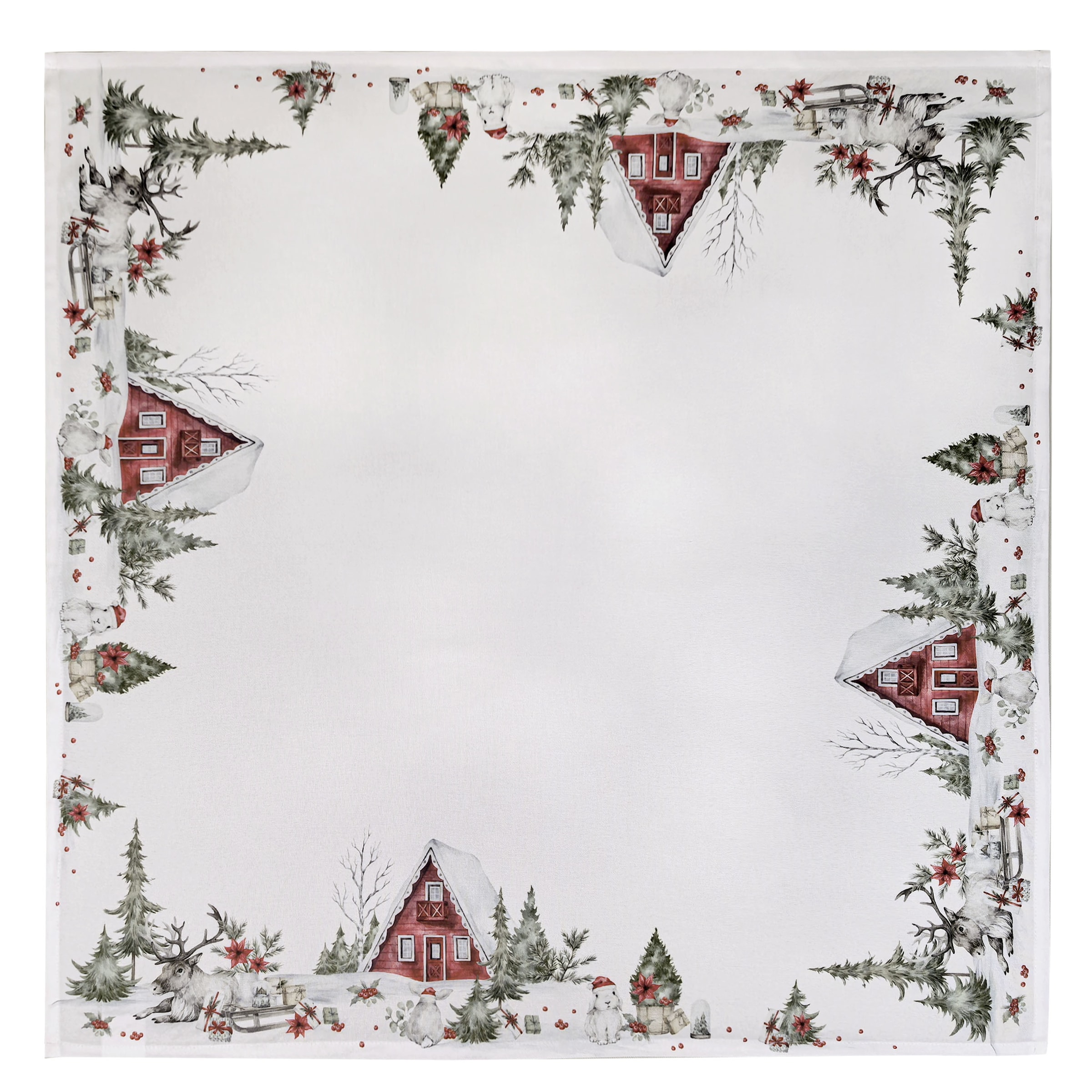 my home Tischdecke »Lealux« Deko, Esszimmer, Wohnzimmer, bedruckt, festlich, weihnachtlich