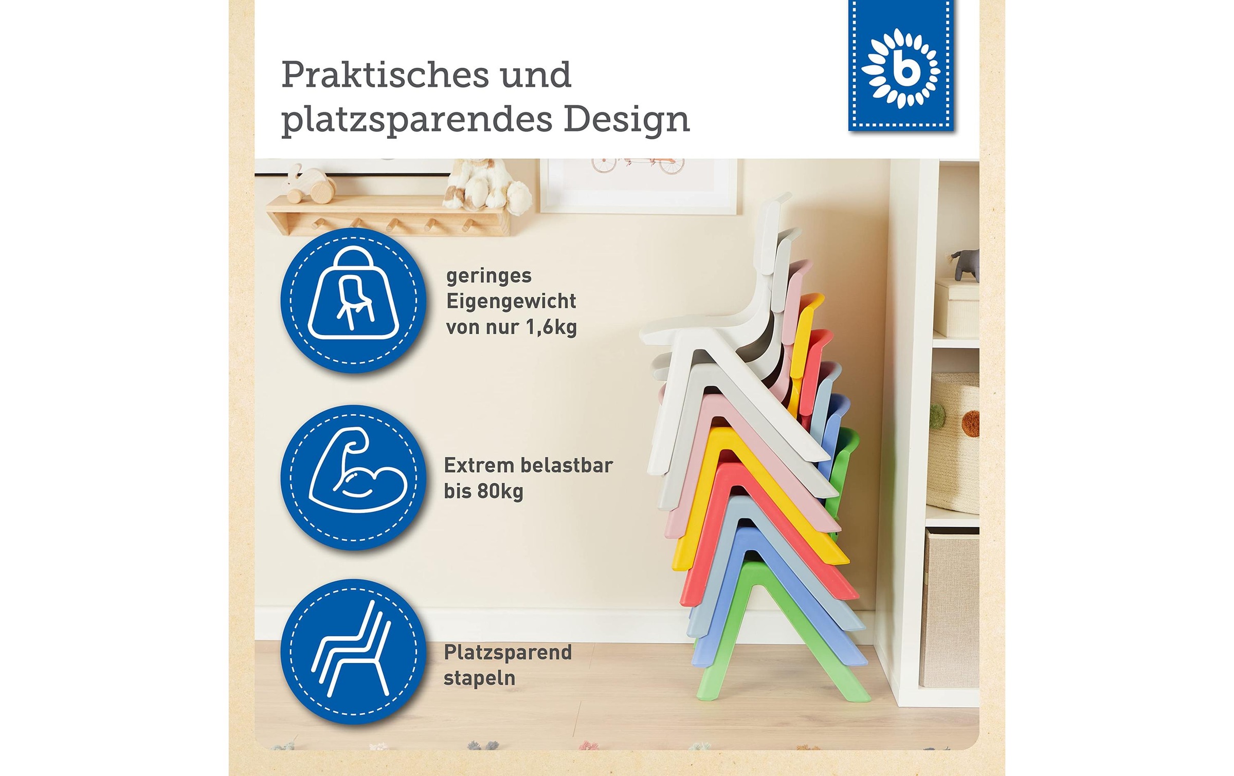 BIECO Kinderstuhl