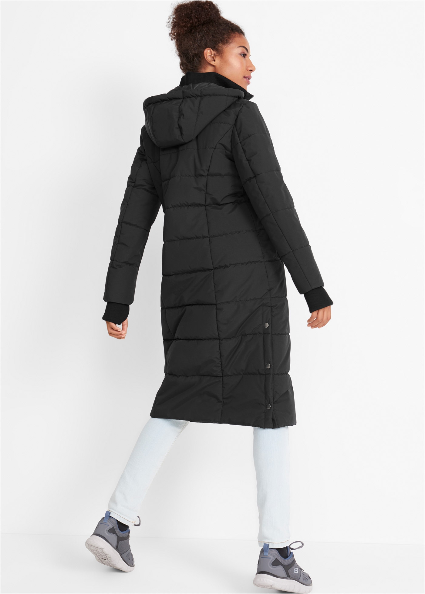 bonprix Manteau matelassé Steppmantel mit Kapuze