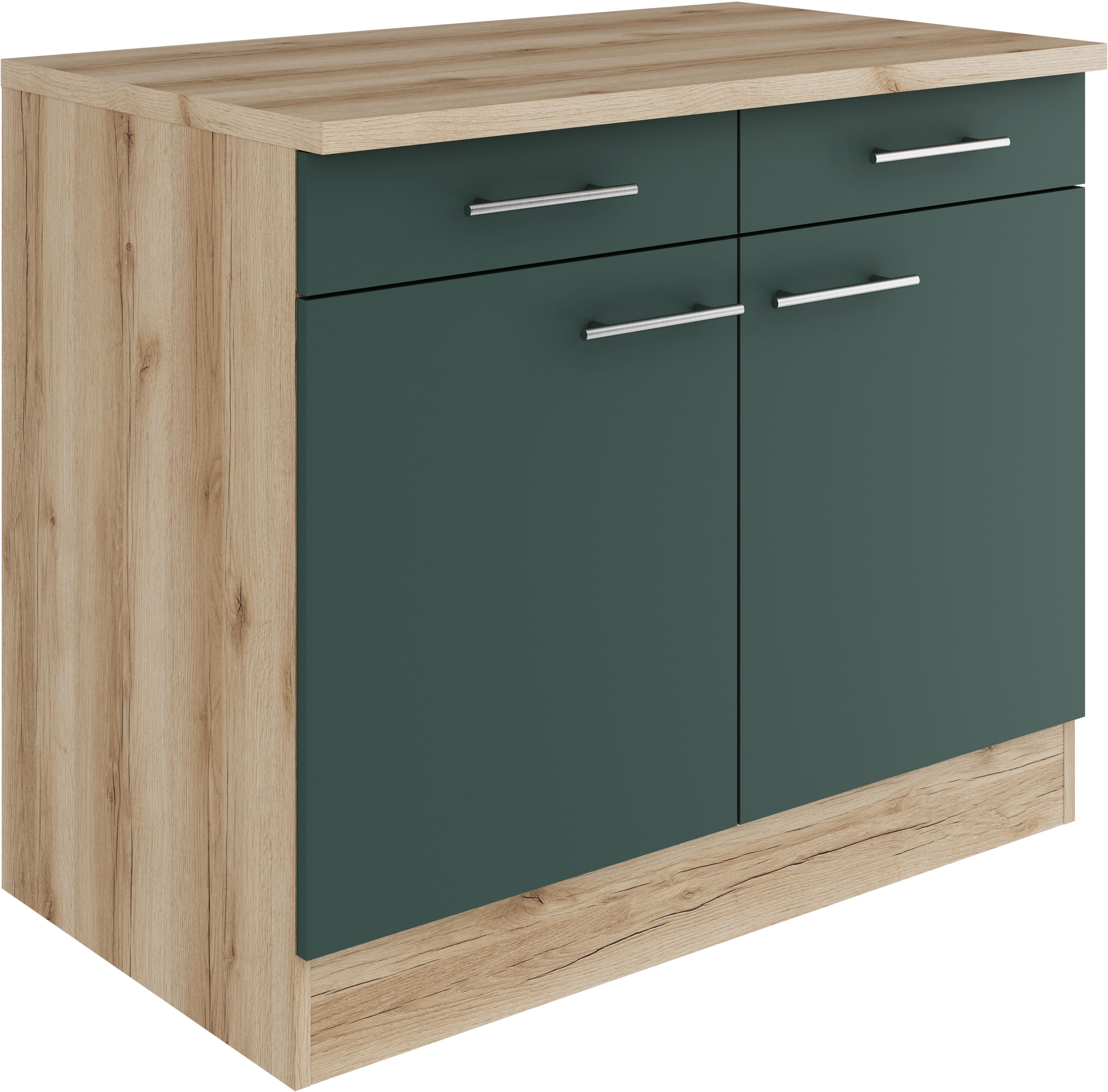 Image of OPTIFIT Unterschrank "Bella" Breite 100 cm, mit 2 Türen und 2 Schubkästen