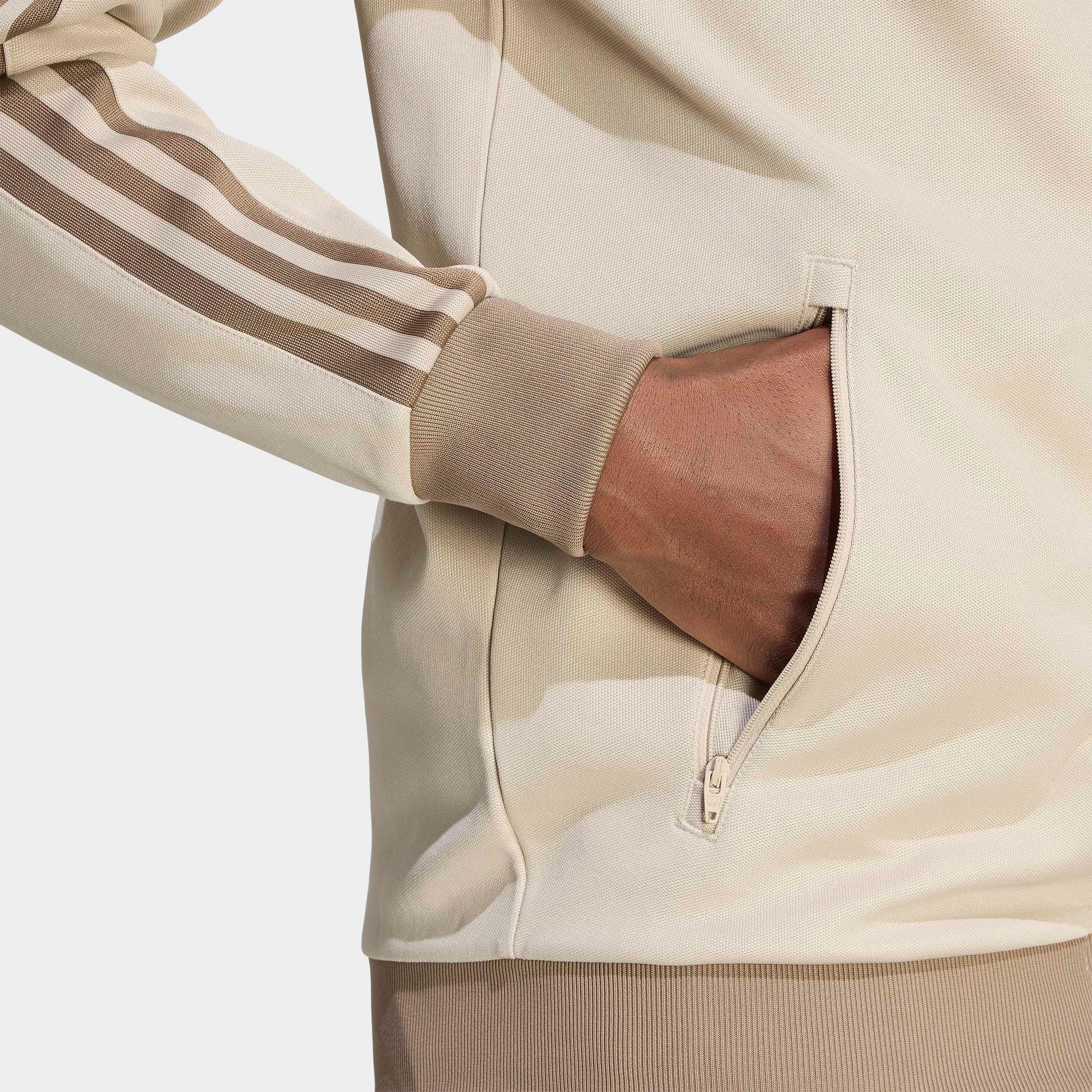 adidas Originals Veste d'entraînement »CLASSIC« à col rond, en coton et polyester, en longueur normale