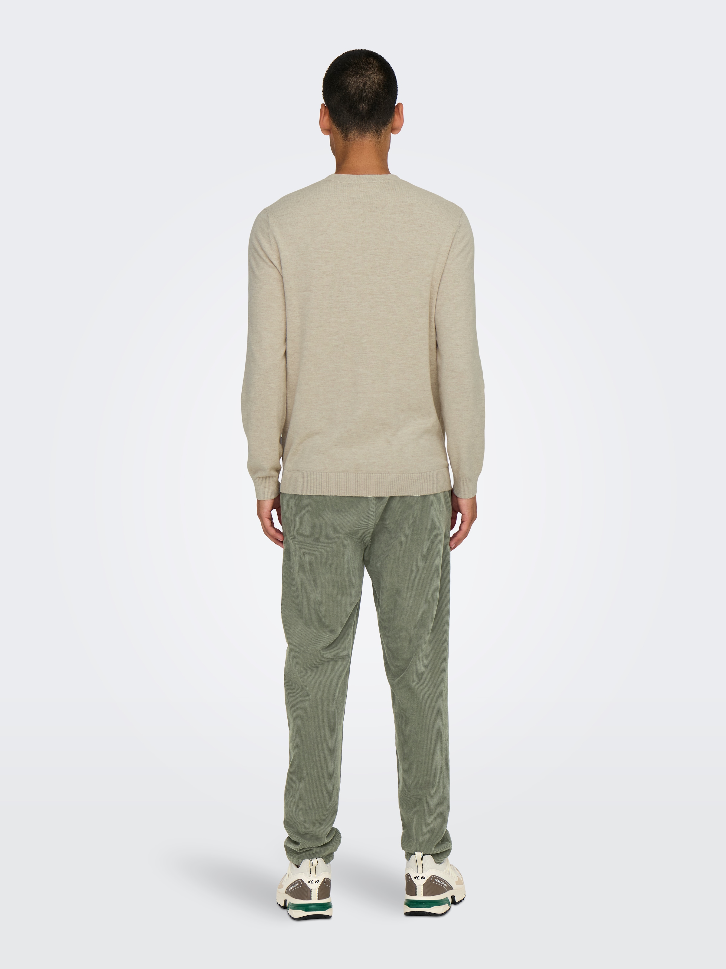 ONLY & SONS Pull en tricot »ONSLOUI REG 12 MEL CREW KNIT NOOS«