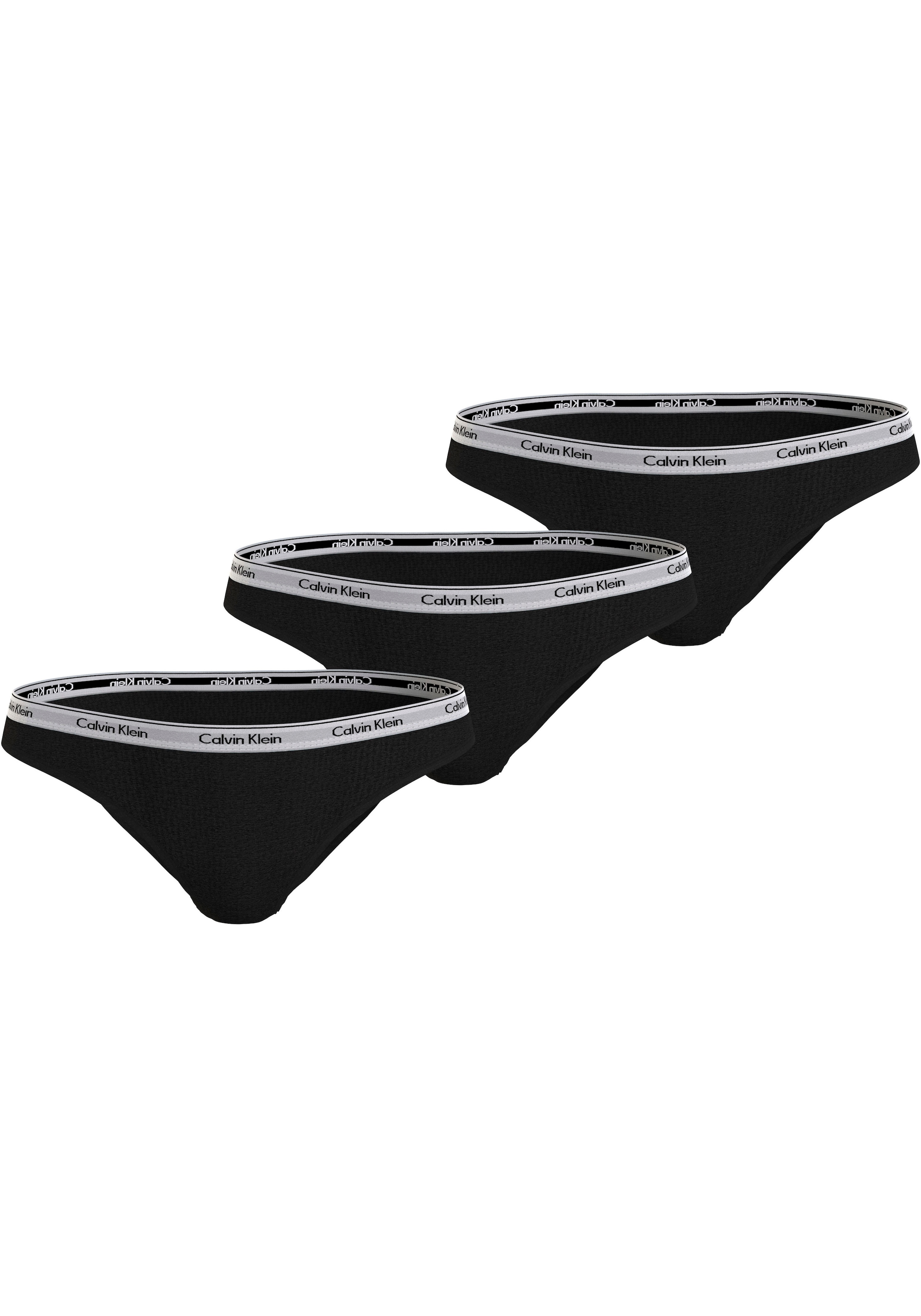Calvin Klein Underwear Bikinislip »3 PACK BIKINI (LOW-RISE)«, (3 St.), Low Rise mit Logobund