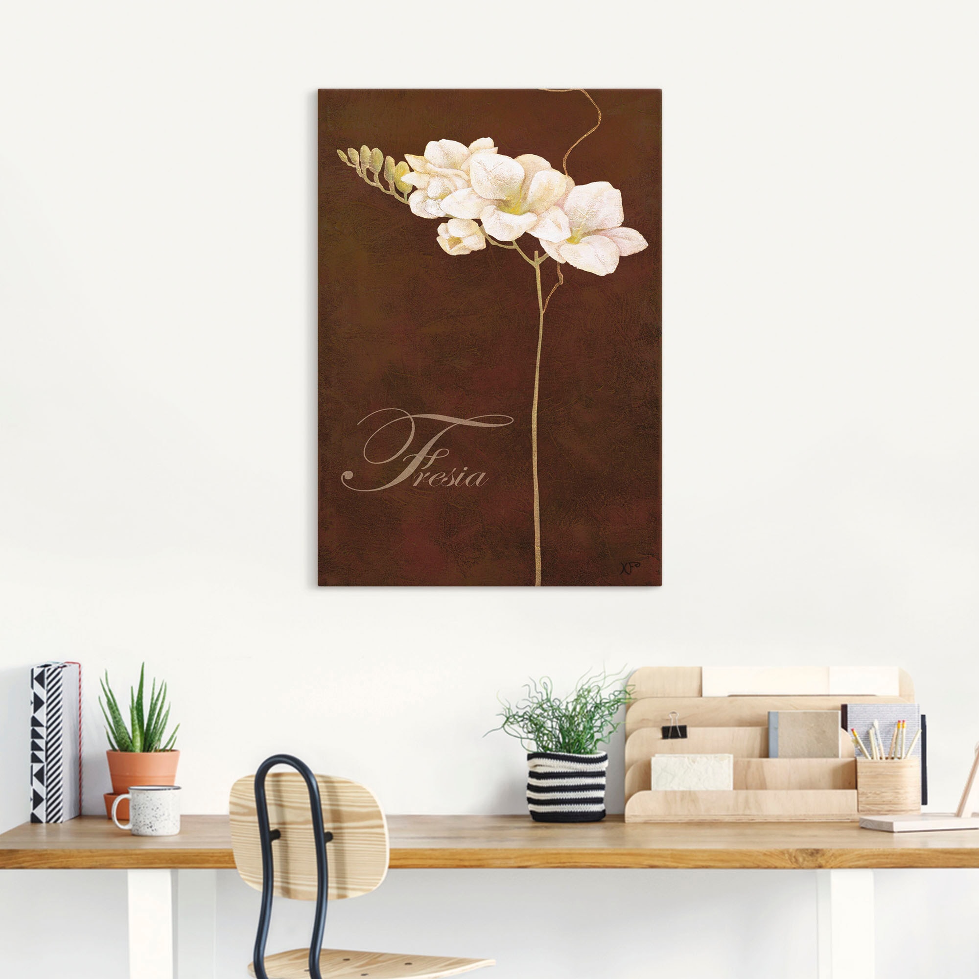 Artland Wandbild »Freesie«, Blumen, (1 St.), als Leinwandbild in verschied. Grössen