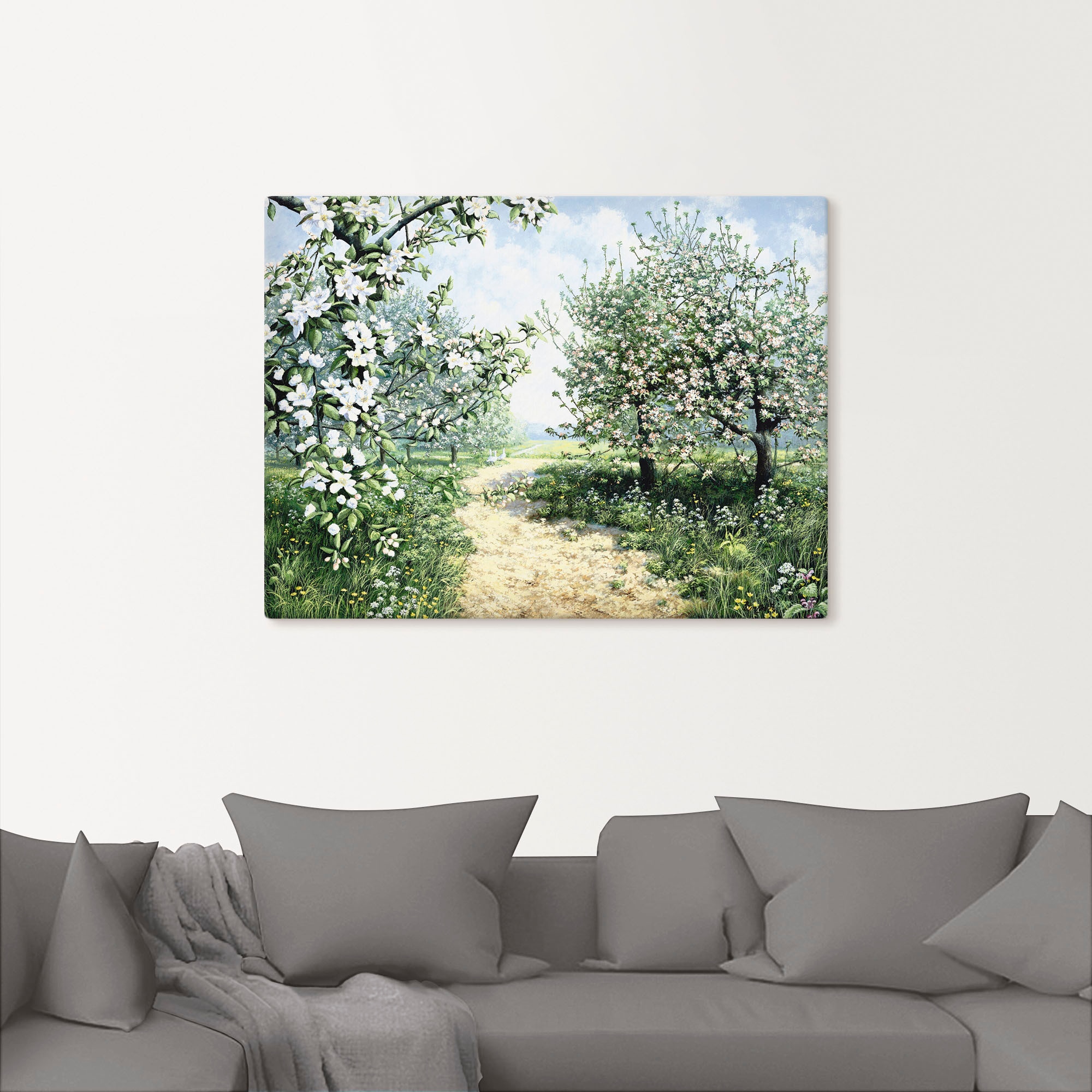 Artland Wandbild »Frühling I«, Vier Jahreszeiten, (1 St.), als Leinwandbild, Poster, Wandaufkleber in verschied. Grössen