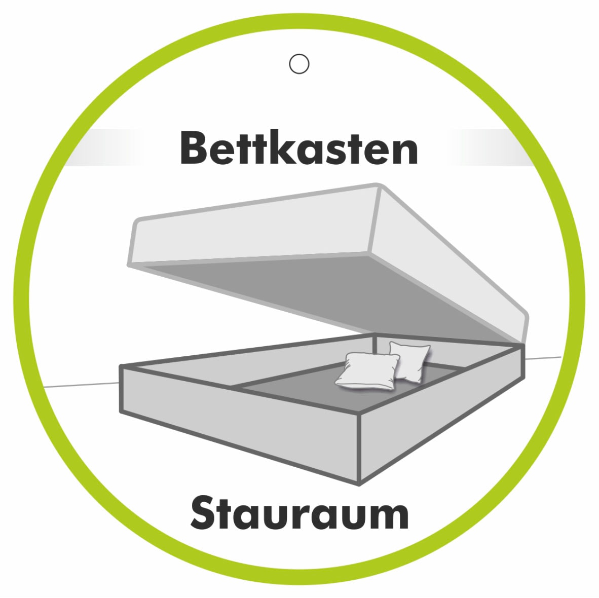 Jockenhöfer Gruppe Lit boxspring »Kati erhältlich in der Grösse 180x200cm« avec surmatelas, coffre de lit et tête de lit réglable en hauteur (96 cm - 108 cm)