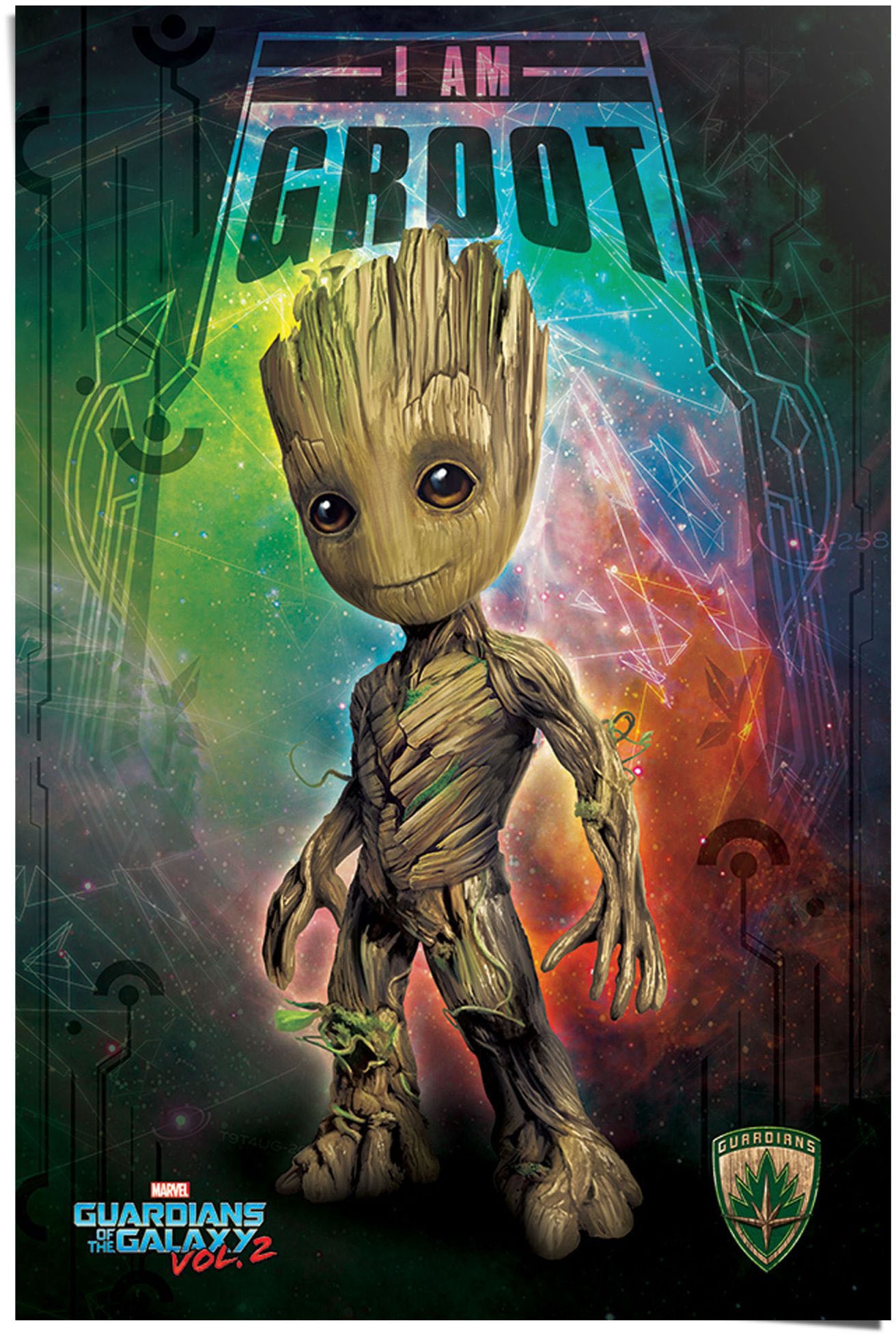 Image of Reinders! Poster »Poster Guardians Of The Galaxy Vol.2 Ich bin Groot«, Film, (1 St.) bei Ackermann Versand Schweiz