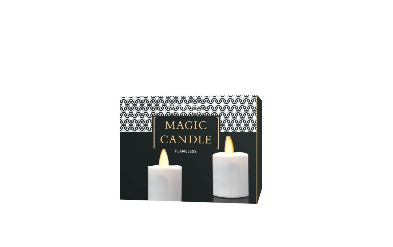 STT LED-Kerze »Set Magic Tea light 38 cm Warmweiss 2 Stück«